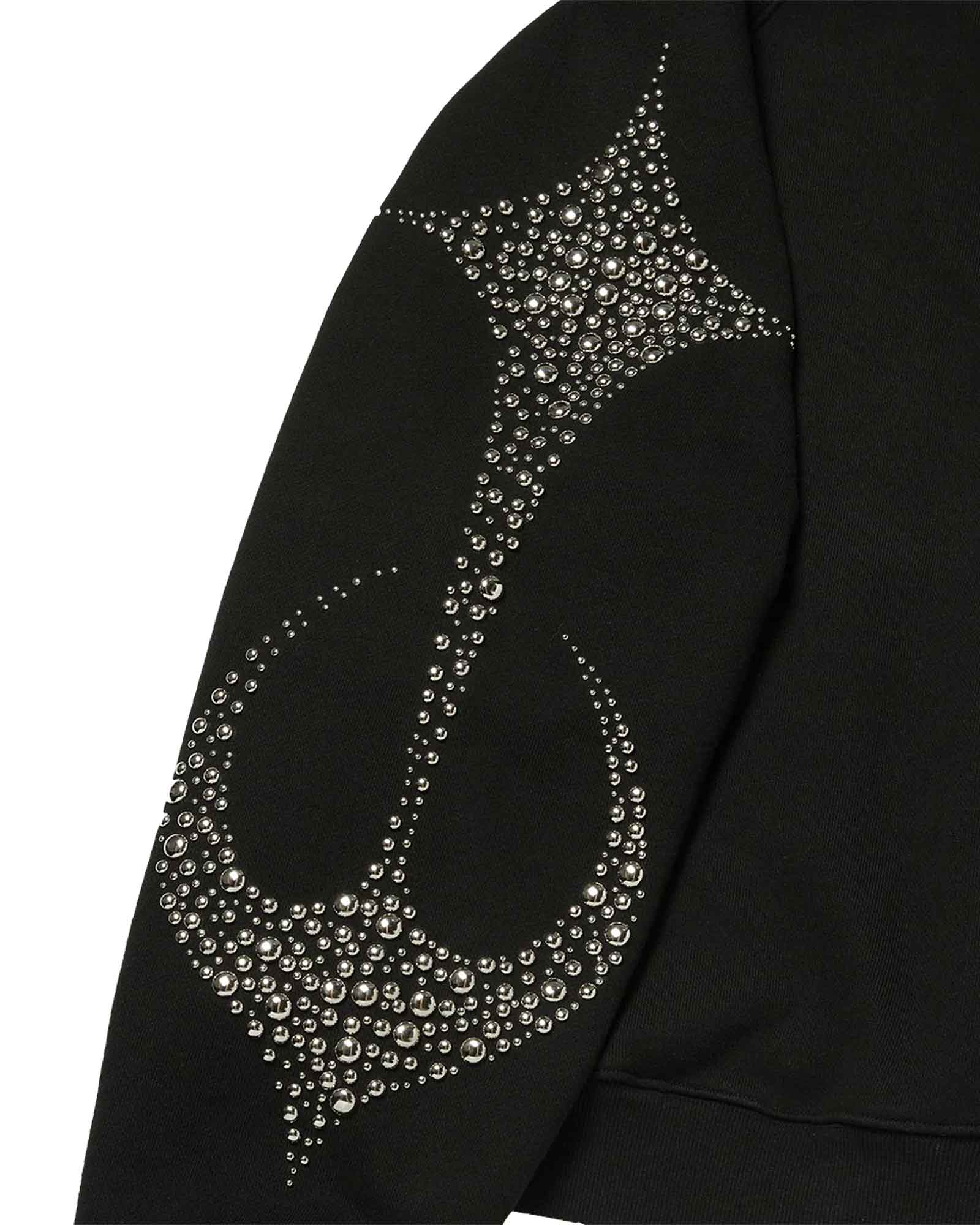 THUG CLUB・sag club -  IRON STEEL FOCUS ZIP-UP HOODIE / BLACK