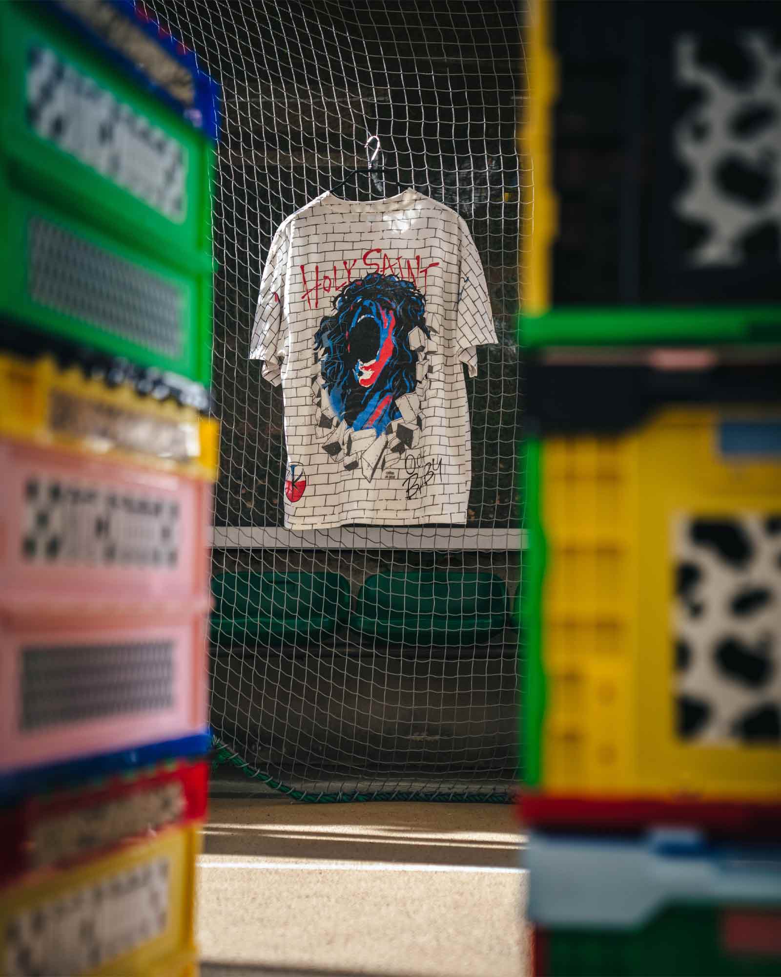 ©SAINT M××××××・セントマイケル - Tシャツ・カットソー SS T-SHIRT/HOLY SAINT / WHITE