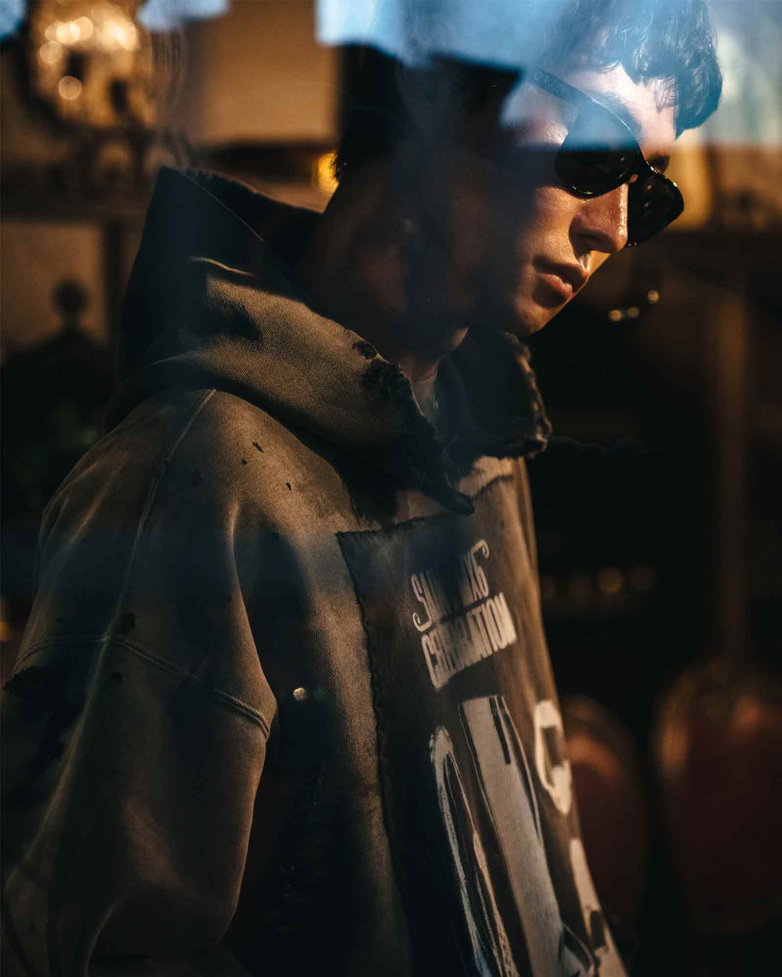 ©SAINT M××××××・セントマイケル - パーカー・フーディ HOODIE/SAINT CELEBRATION / BLACK