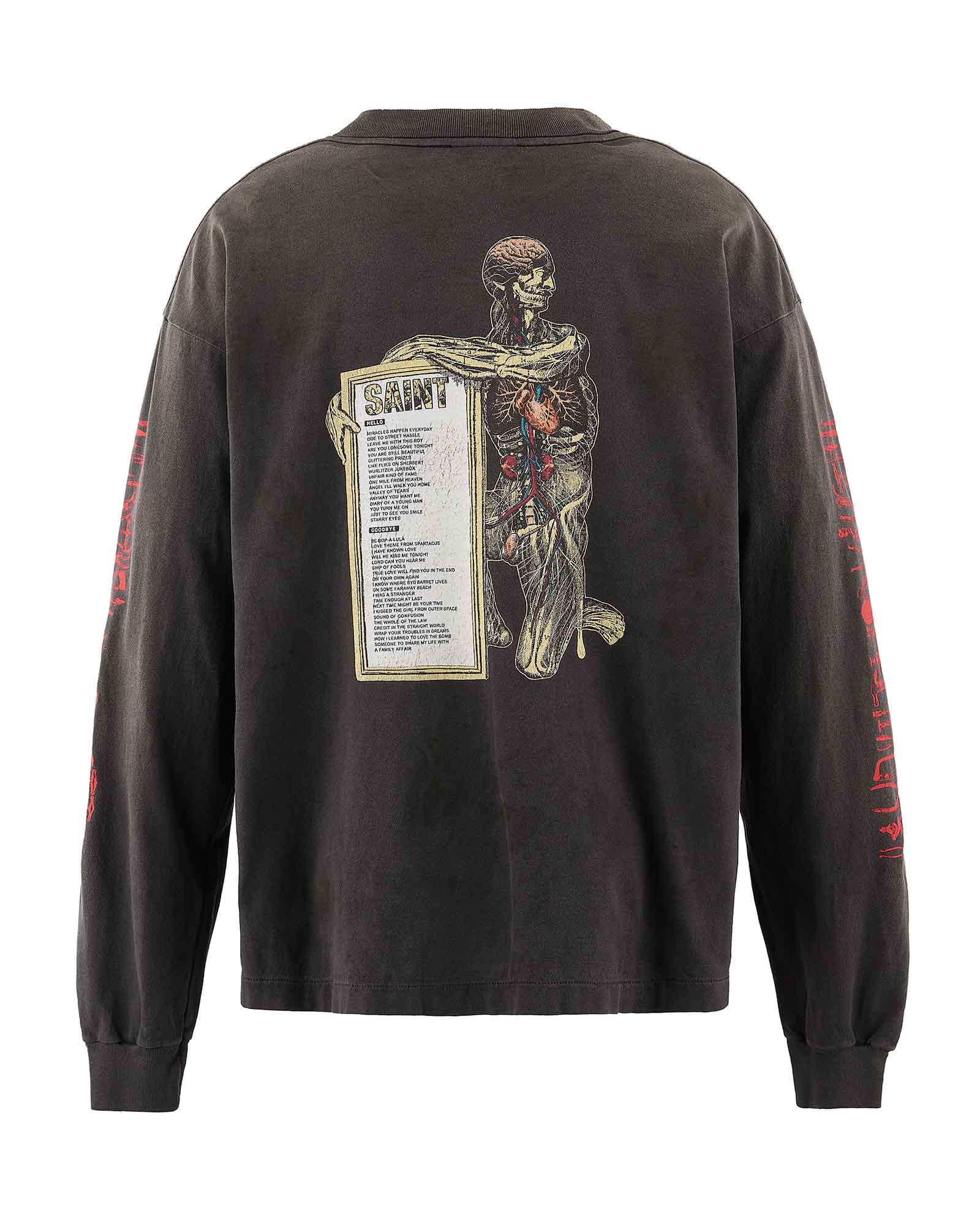 ©SAINT M××××××・セントマイケル - L/S Tシャツ LS T-SHIRT/HEAD / BLACK