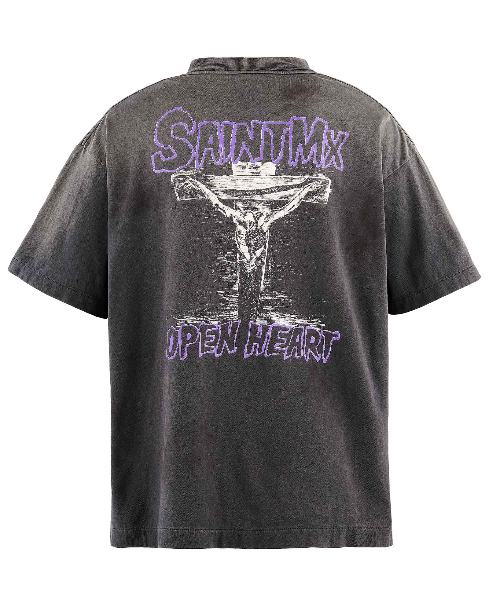 ©SAINT M××××××・セントマイケル - Tシャツ・カットソー SS T-SHIRT/LOVE SICK / BLACK