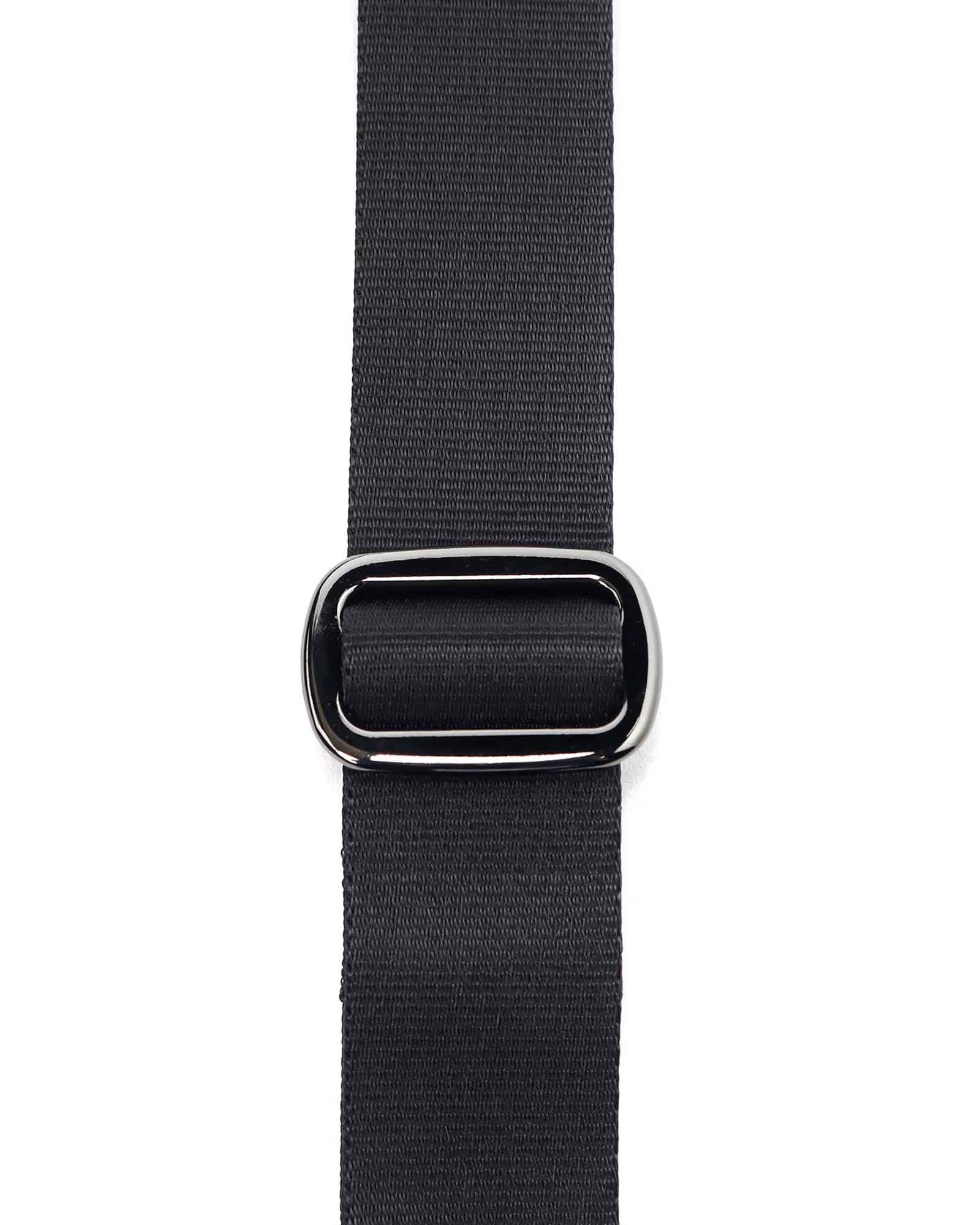 Yohji Yamamoto・Youji Yamamoto -  WOOL GABARDINE/NY OBLIQUE ZIPPER SACOCHE / BLACK