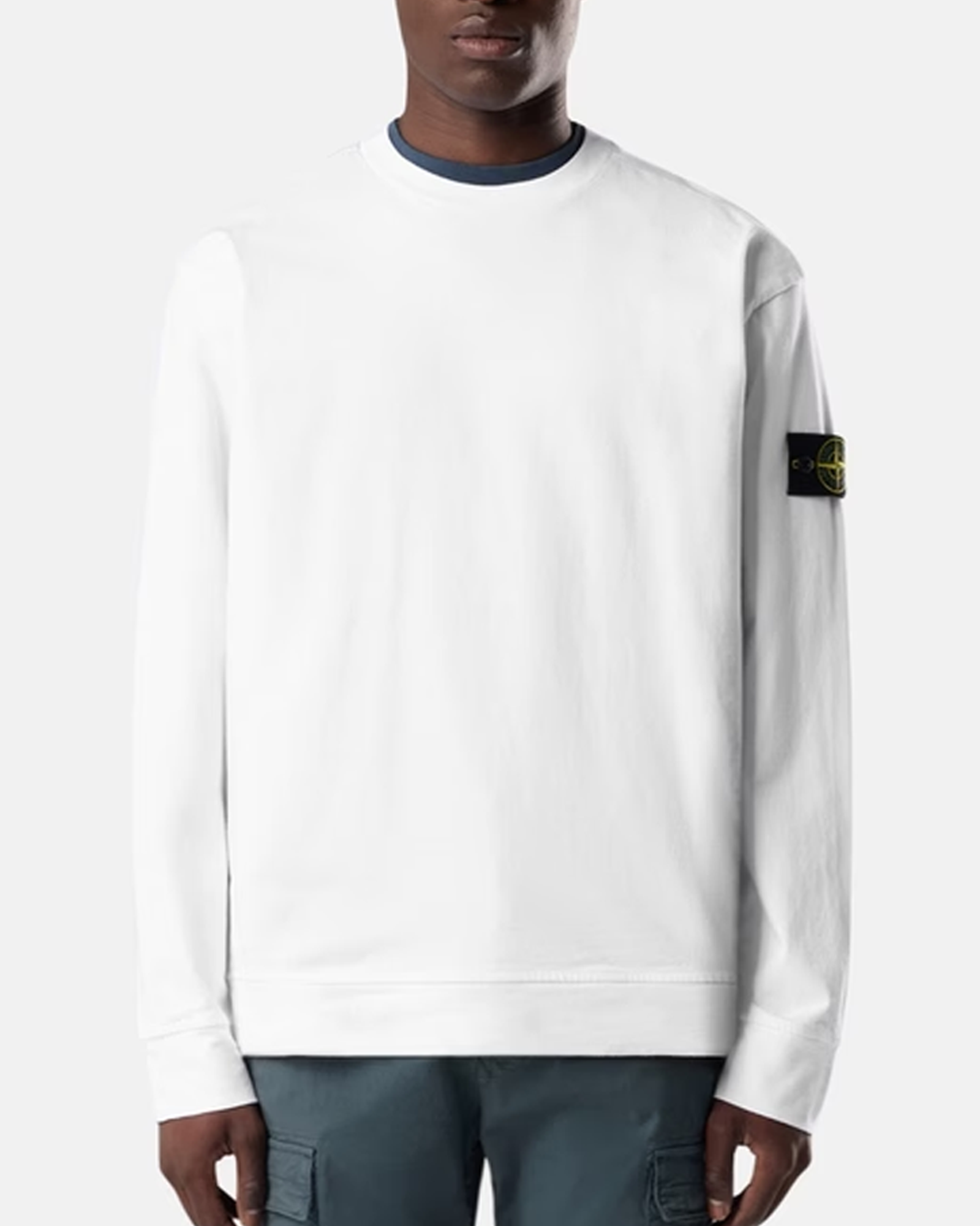 HEAVY ORGANIC COTTON JERSEY L/S TSHIRT 6100057  / WHITE