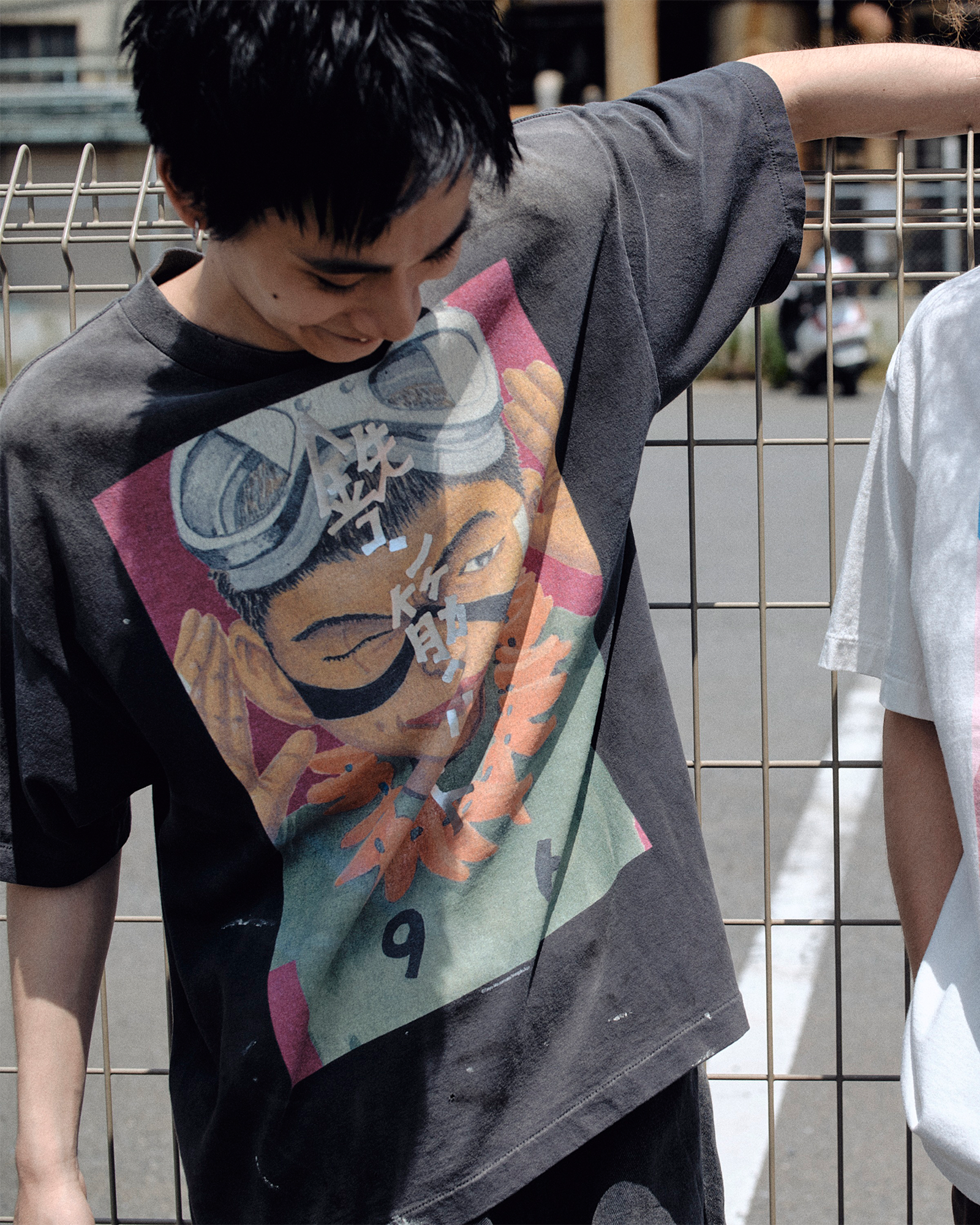 ©SAINT M××××××・セントマイケル - Tシャツ・カットソー 鉄コン筋クリート_SS T-SHIRT/KURO / BLACK