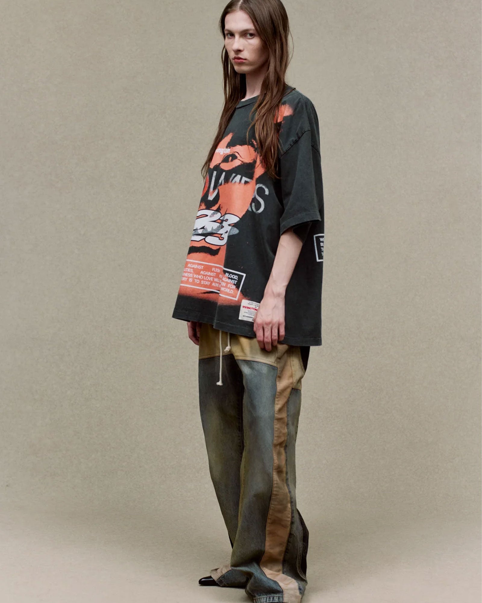 RRR123・リヴィントン ロイ レビス - Tシャツ・カットソー INFO WAR CVA SS / BLACK