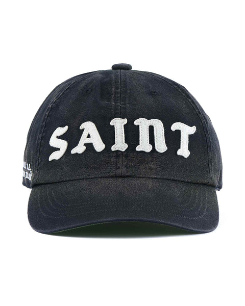 SAINT M×××××× (セントマイケル) SS25 6PANEL CAP/SAINT / BLACK