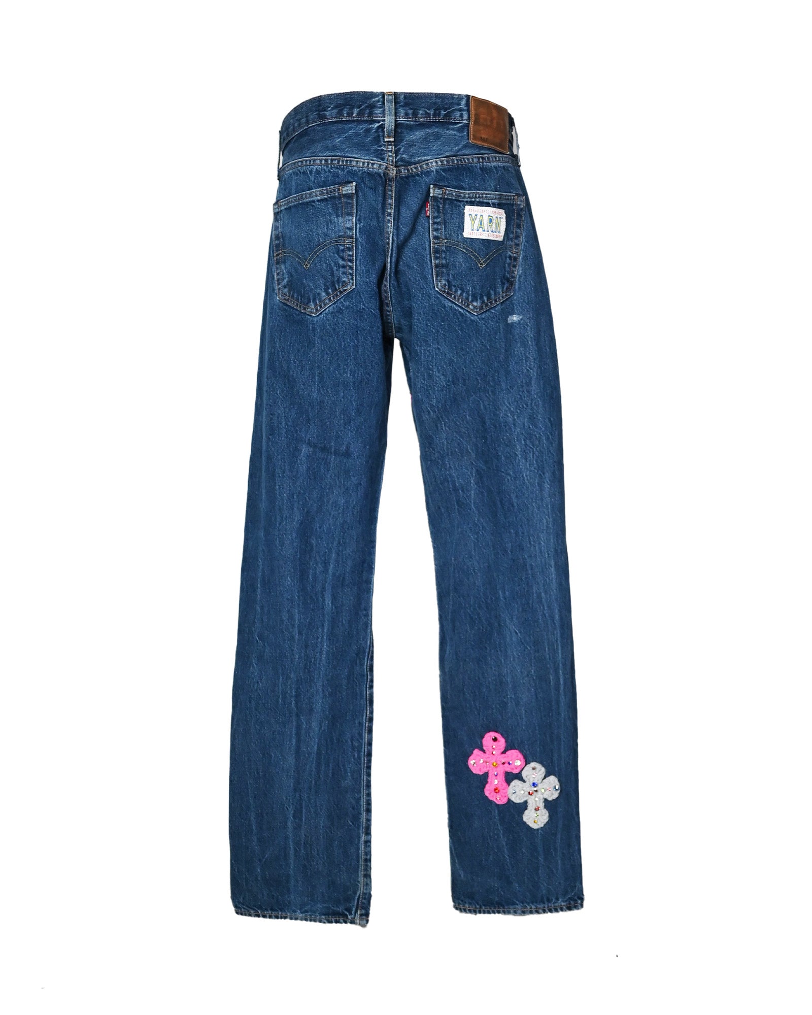 Y.A.R.N. (ヤーン) デニムパンツY.A.R.N. DENIM STARS-7 / MULTI