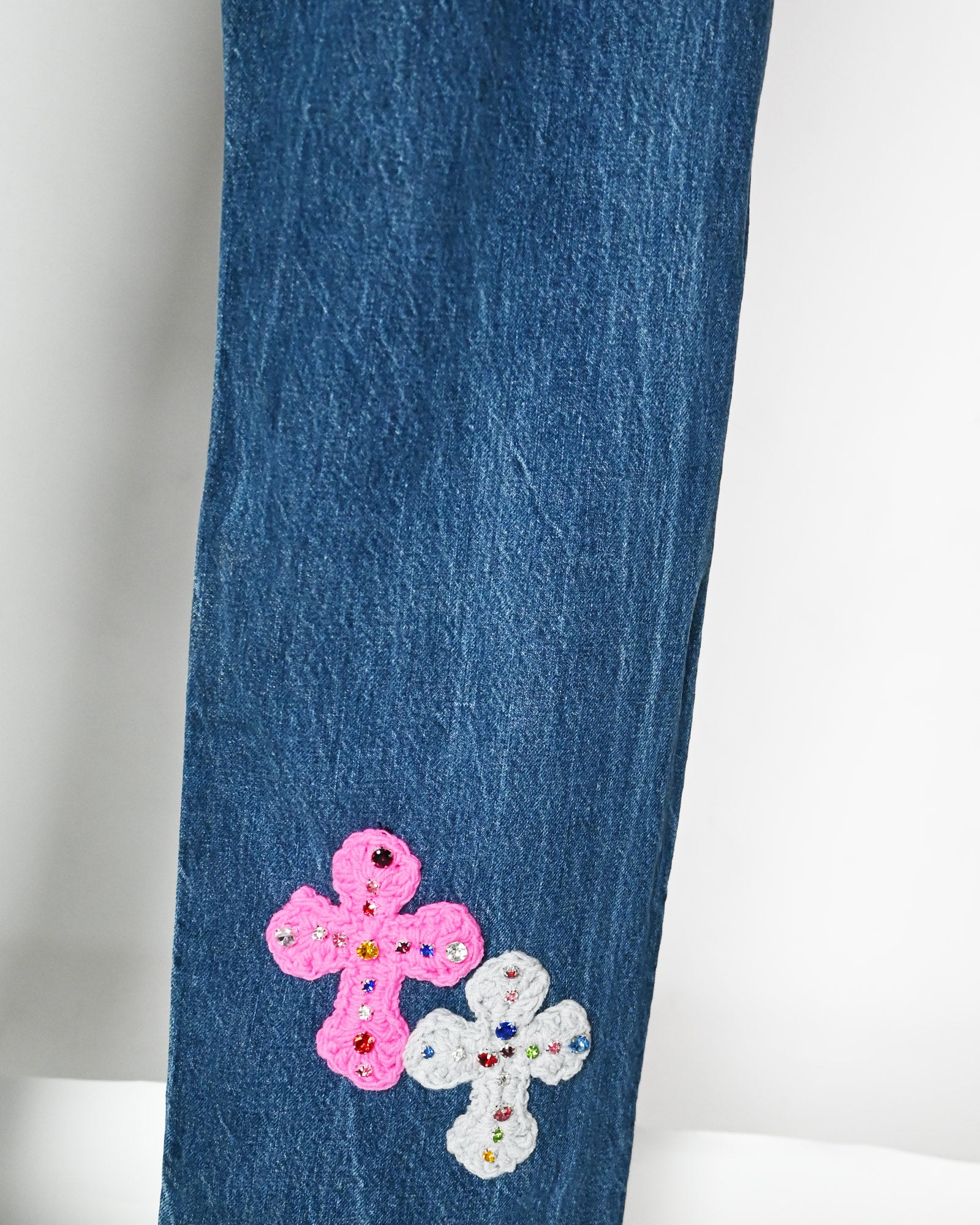 Y.A.R.N. (ヤーン) デニムパンツY.A.R.N. DENIM STARS-7 / MULTI