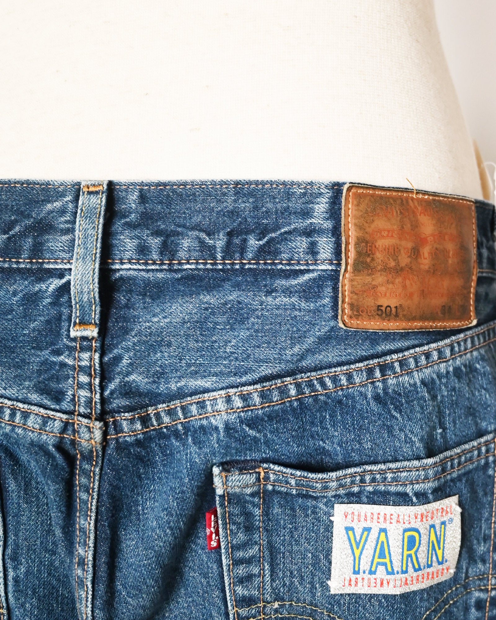 Y.A.R.N. (ヤーン) デニムパンツY.A.R.N. DENIM STARS-7 / MULTI