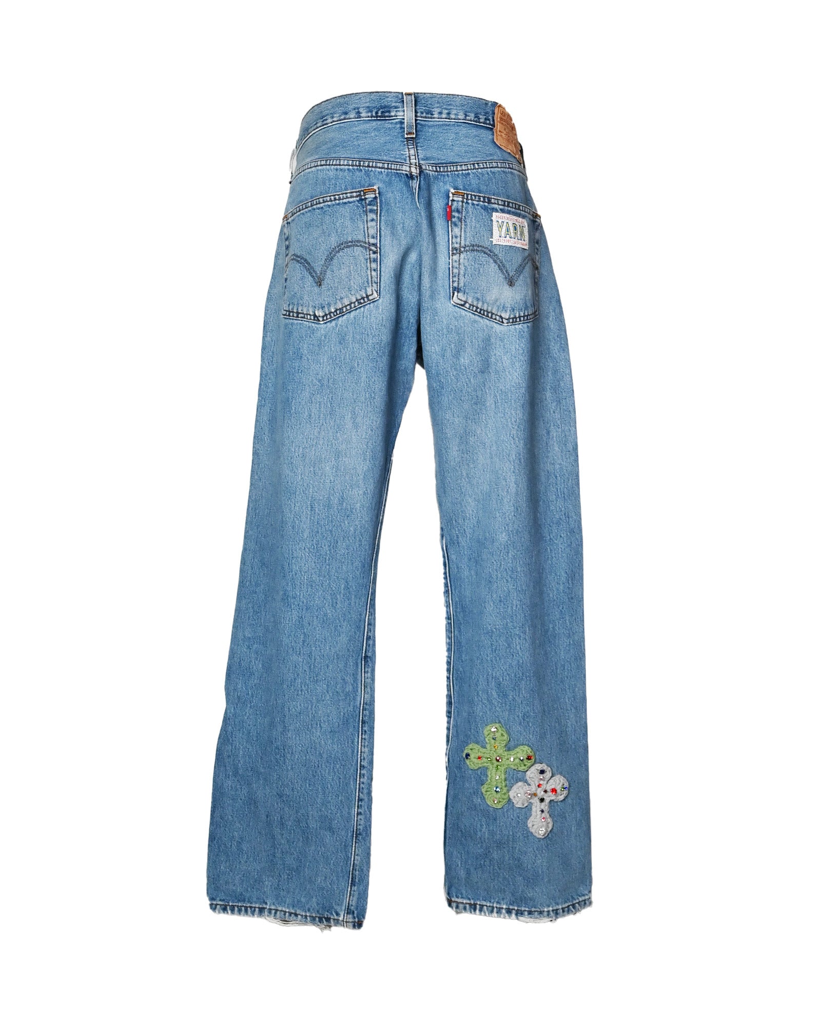 Y.A.R.N. （ヤーン）　デニムパンツ Y.A.R.N. (ヤーン) デニムパンツY.A.R.N. DENIM STARS-6 / MULTI