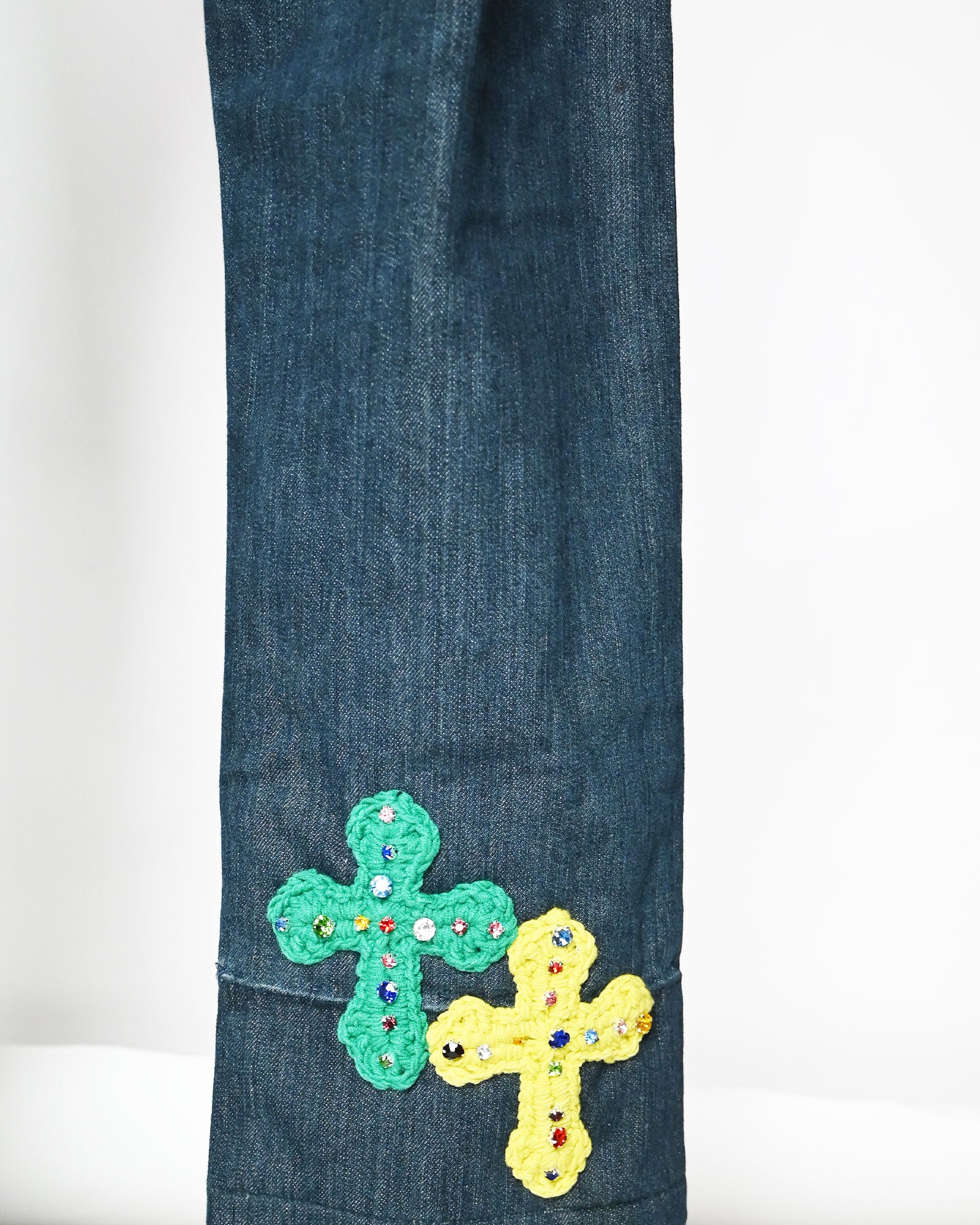 Y.A.R.N. (ヤーン) デニムパンツY.A.R.N. DENIM STARS-2 / MULTI