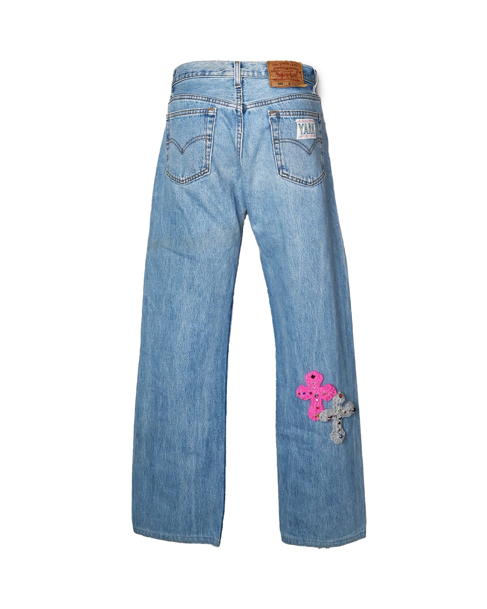 Y.A.R.N. (ヤーン) デニムパンツY.A.R.N. DENIM STARS-1 / MULTI