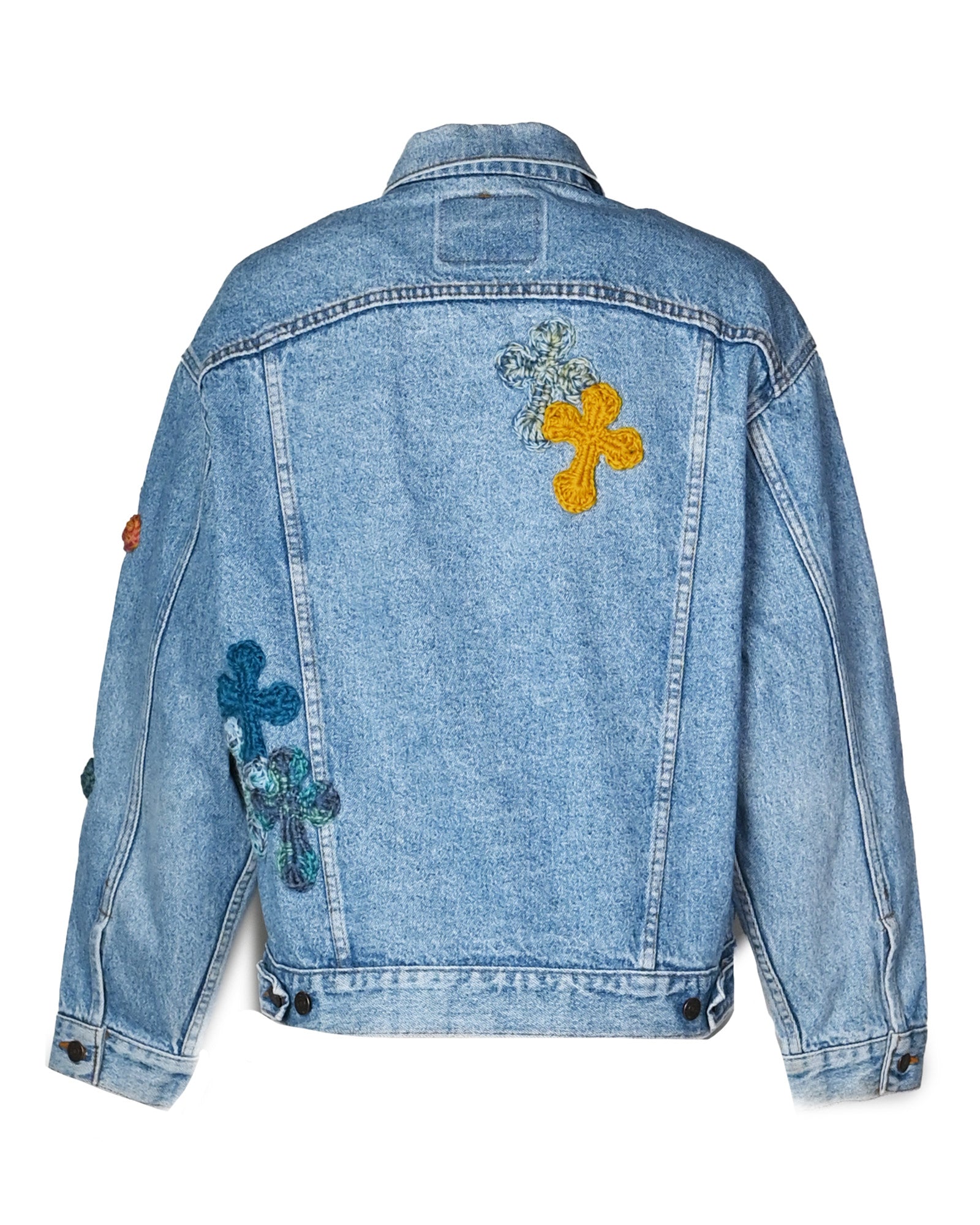 Y.A.R.N.・ヤーン - ジャケット Y.A.R.N DENIM JACKET-4 / MULTI