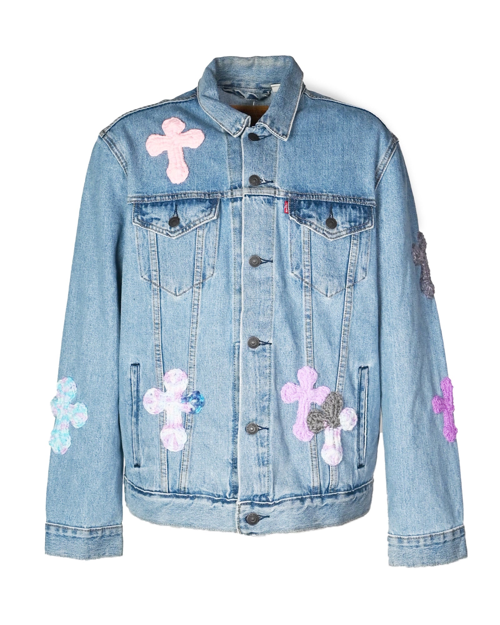Y.A.R.N DENIM JACKET-3 / MULTI
