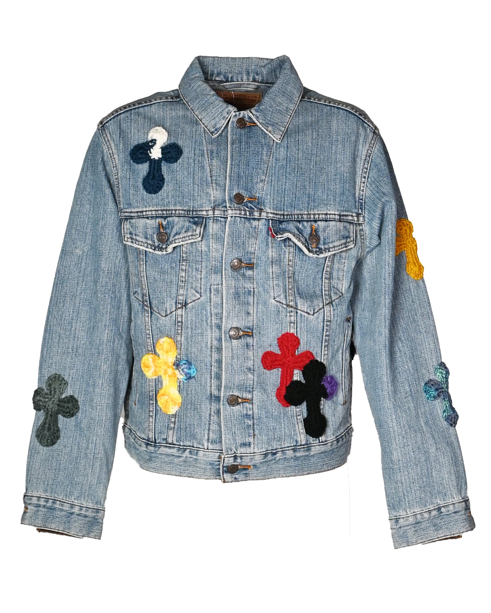 Y.A.R.N DENIM JACKET-1 / MULTI