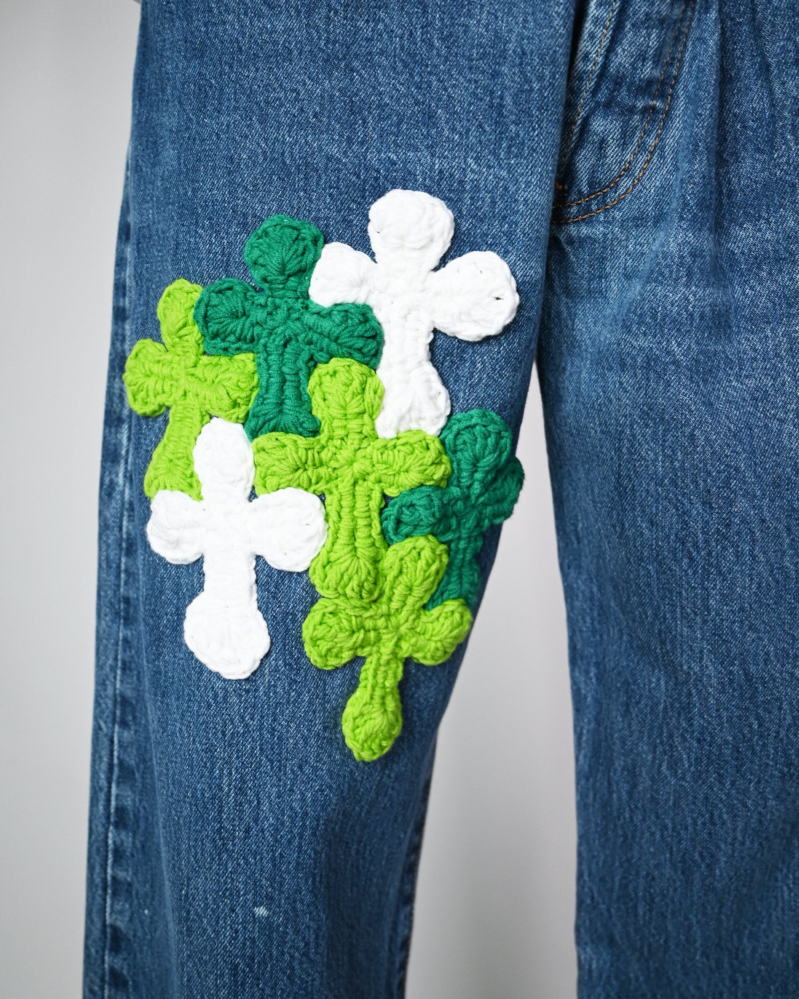 y.a.r.n デニム Y.A.R.N. (ヤーン) デニムパンツ Y.A.R.N. DENIM SS-11 / MULTI
