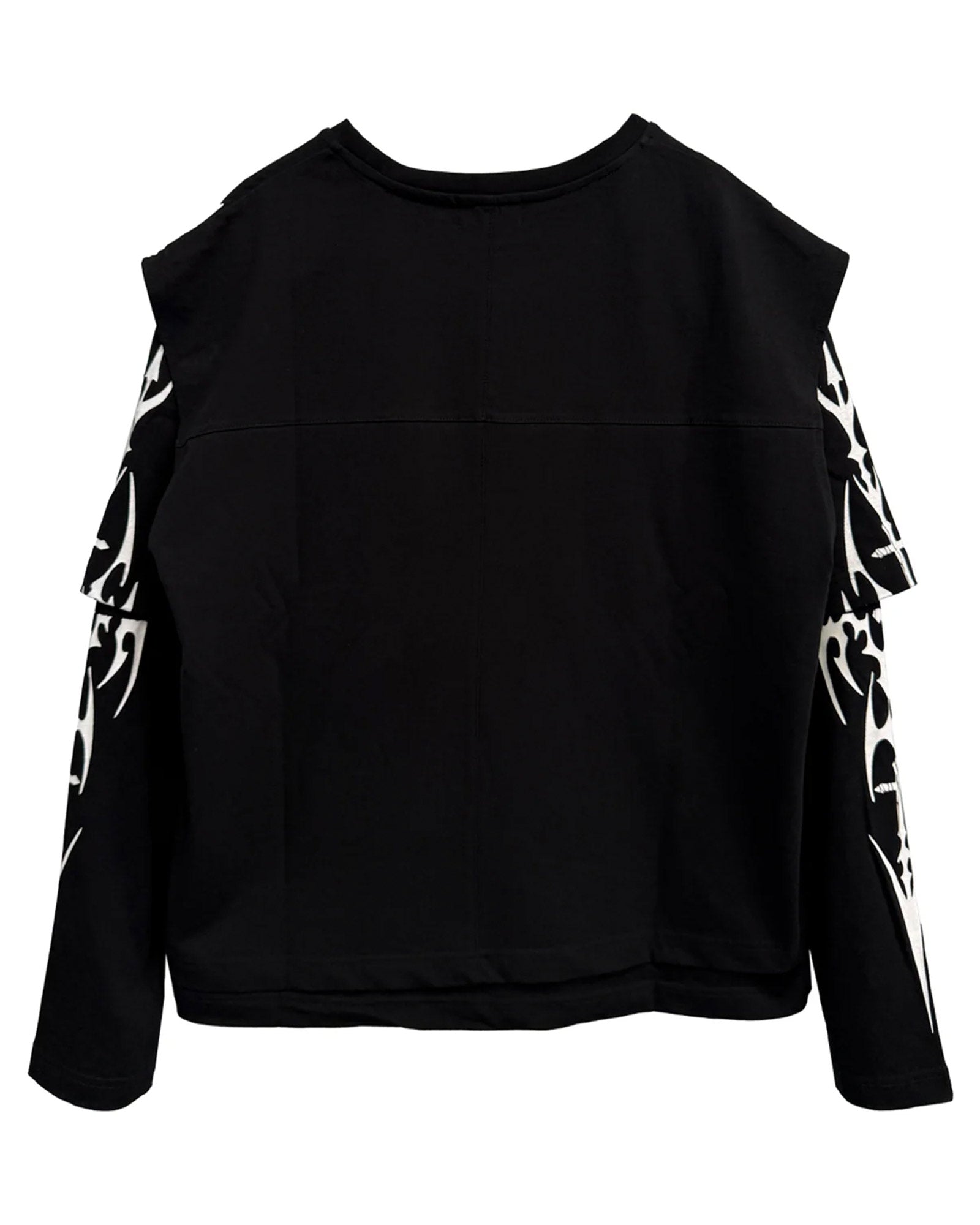 トップス LAST NEST LAST NEST (ラストネスト)THREE LAYERED L/S SHIRTS / BLACK | Detail