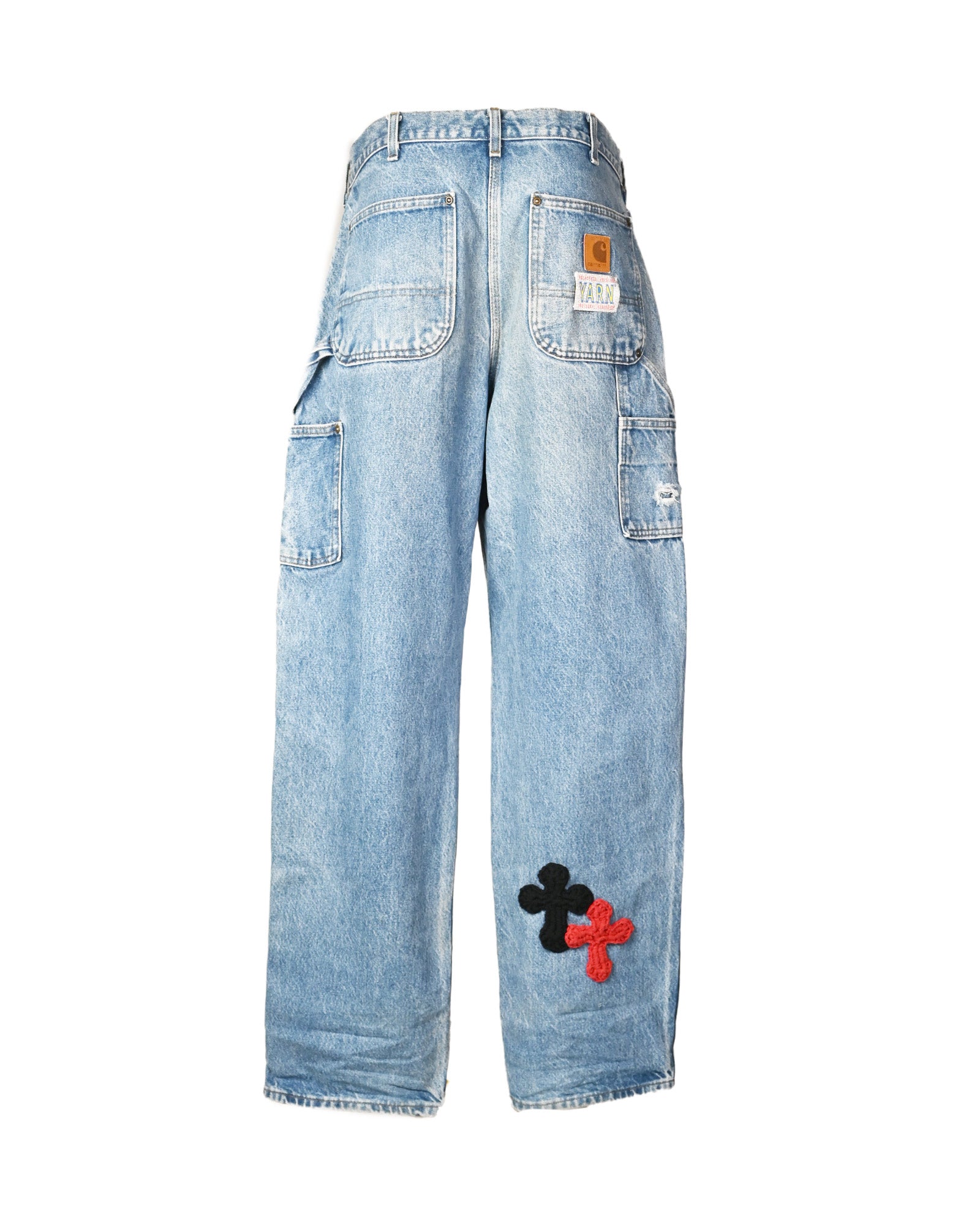 Y.A.R.N.・ヤーン - デニムパンツ Y.A.R.N. CARHART DOUBLE KNEE PANTS-2 / MULTI