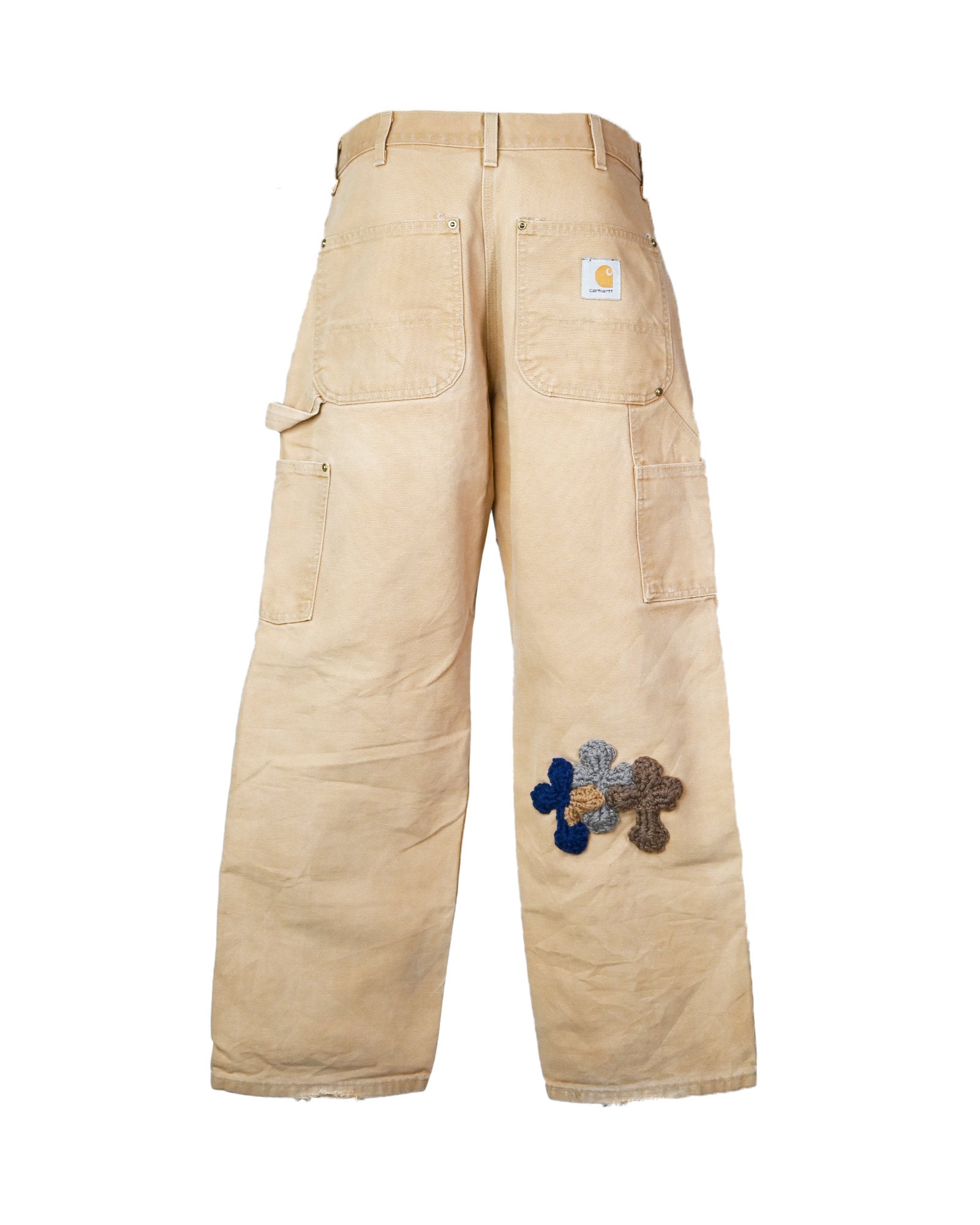 Y.A.R.N.・ヤーン - デニムパンツ Y.A.R.N.  DOUBLE KNEE PANTS-1  / MULTI