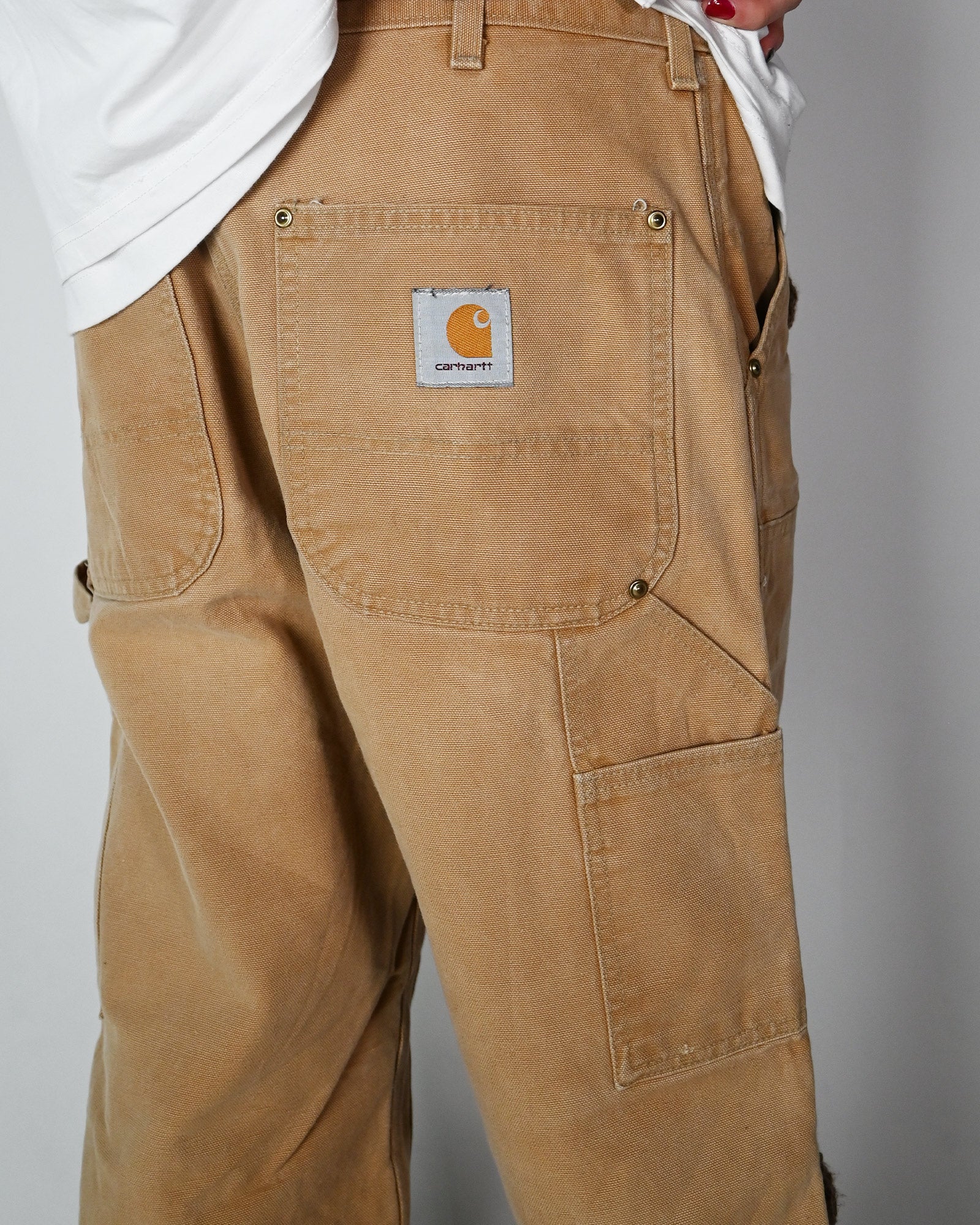 Y.A.R.N.・ヤーン - デニムパンツ Y.A.R.N.  DOUBLE KNEE PANTS-1  / MULTI