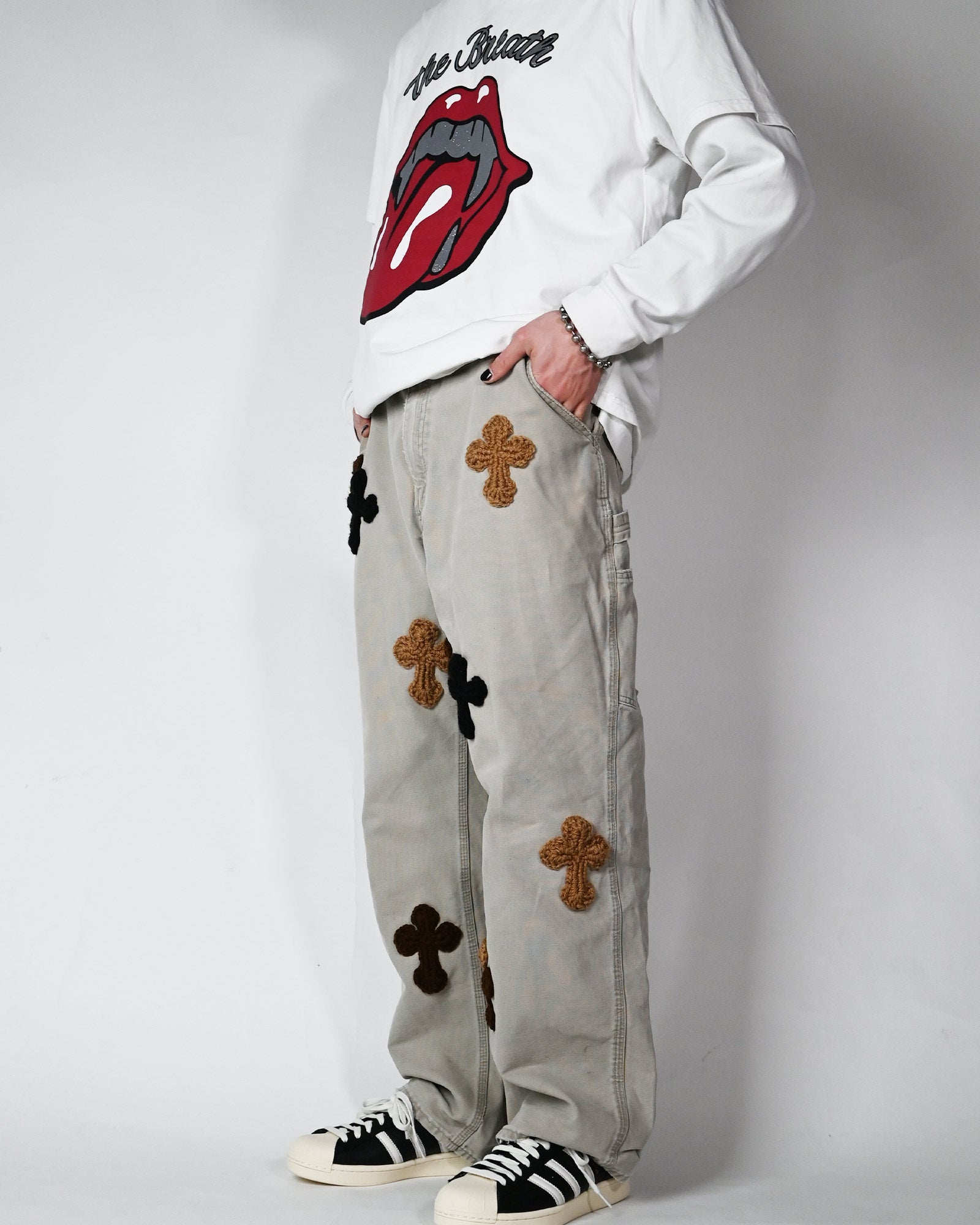 Y.A.R.N.・ヤーン - その他パンツ Y.A.R.N. CARHART PANTS-6 / GREY