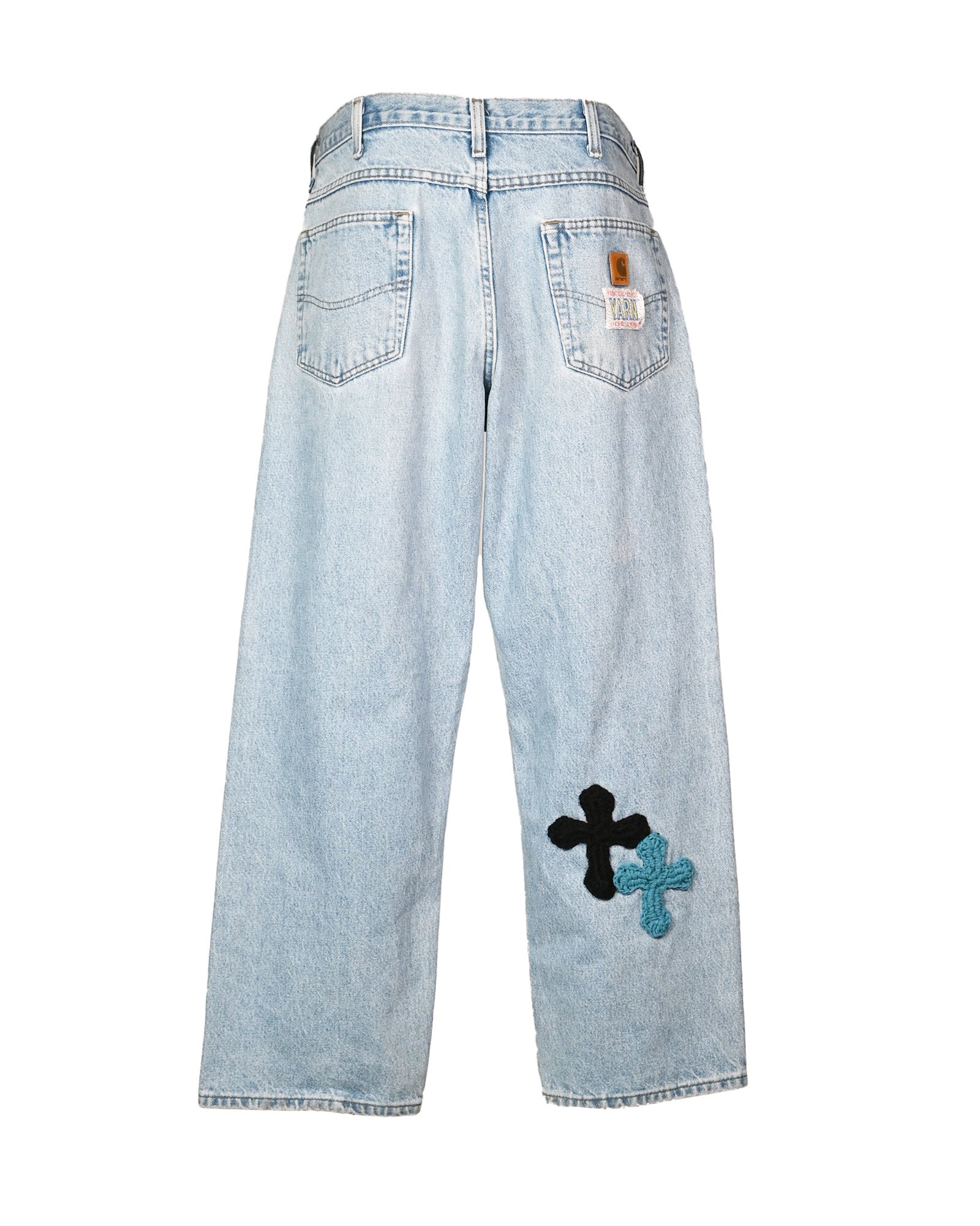 Y.A.R.N.・ヤーン - デニムパンツ Y.A.R.N. CARHART PANTS-5 / INDIGO