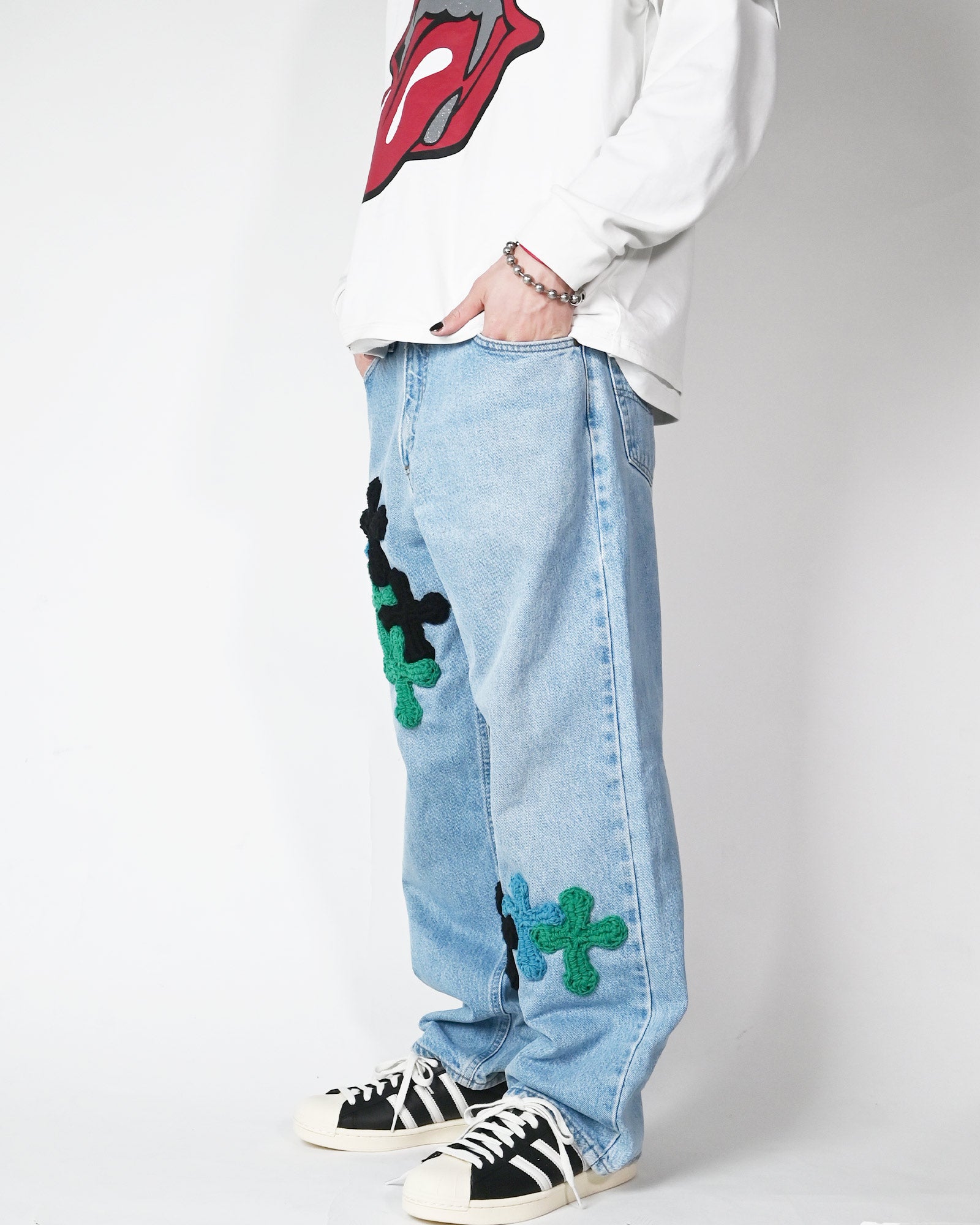 Y.A.R.N.・ヤーン - デニムパンツ Y.A.R.N. CARHART PANTS-5 / INDIGO