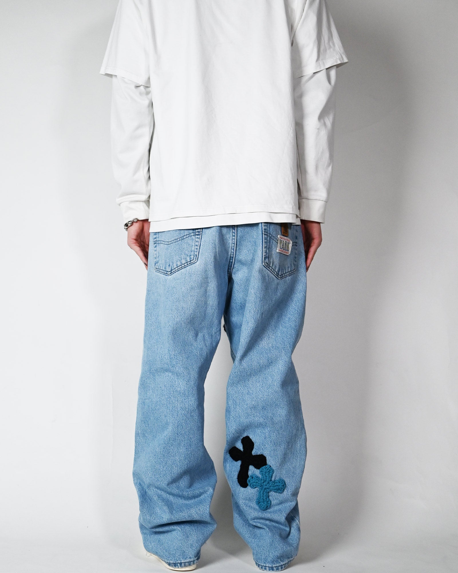 Y.A.R.N.・ヤーン - デニムパンツ Y.A.R.N. CARHART PANTS-5 / INDIGO