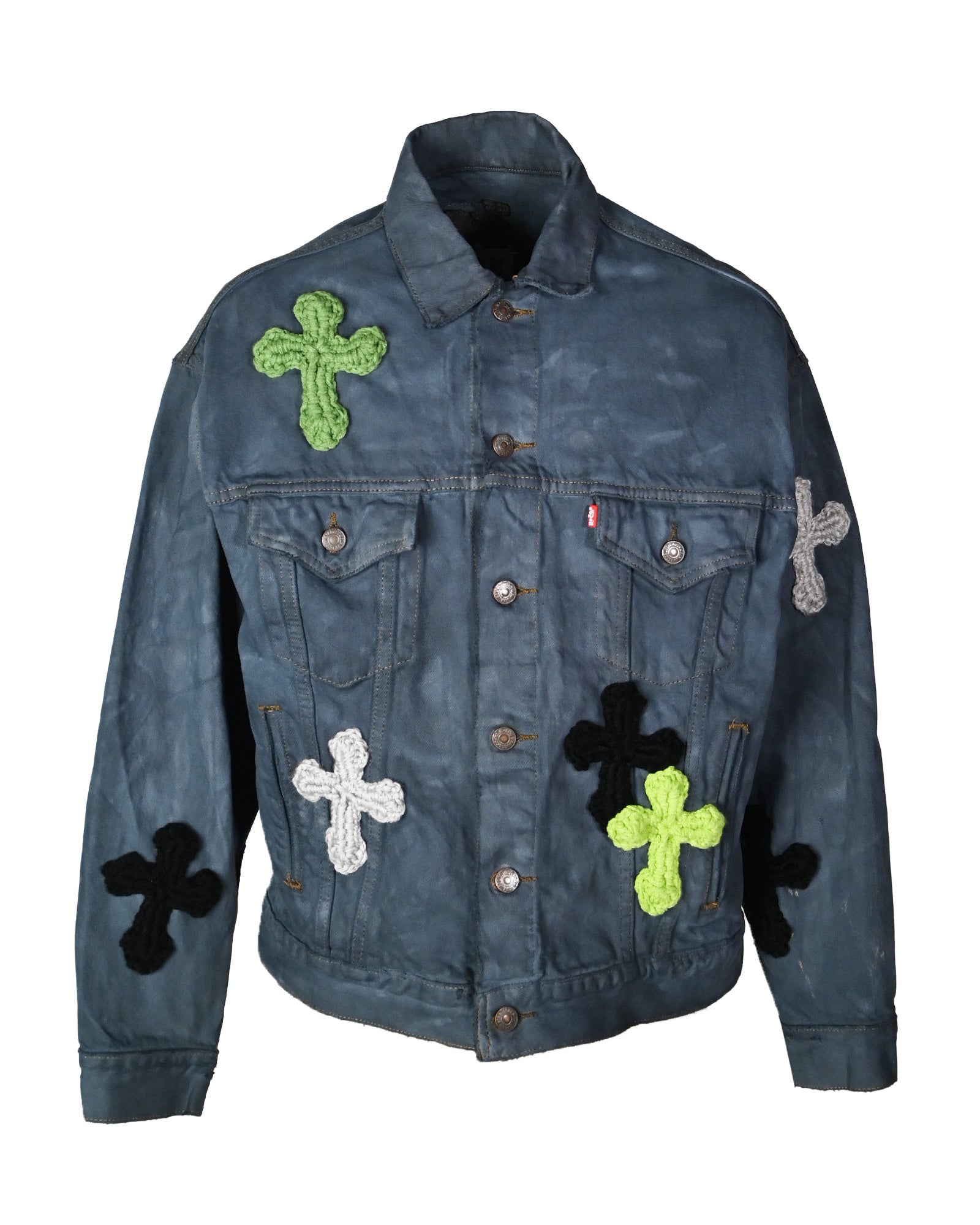 Y.A.R.N. DENIM JACKET SS-1 / MULTI