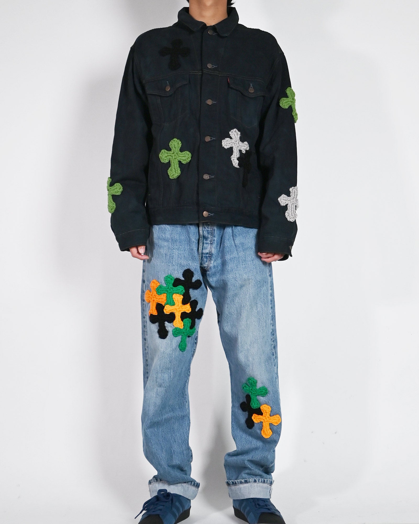 Y.A.R.N.・ヤーン - デニムパンツ Y.A.R.N. DENIM AW12 / MULTI