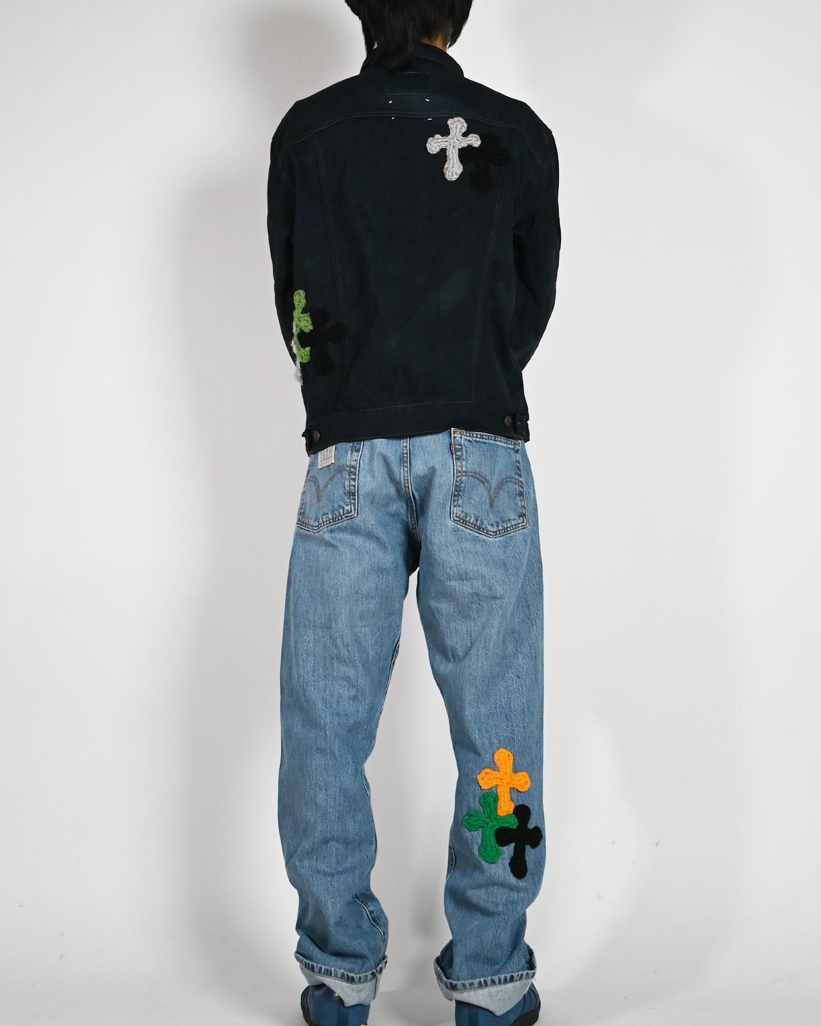 Y.A.R.N.・ヤーン - デニムパンツ Y.A.R.N. DENIM AW12 / MULTI