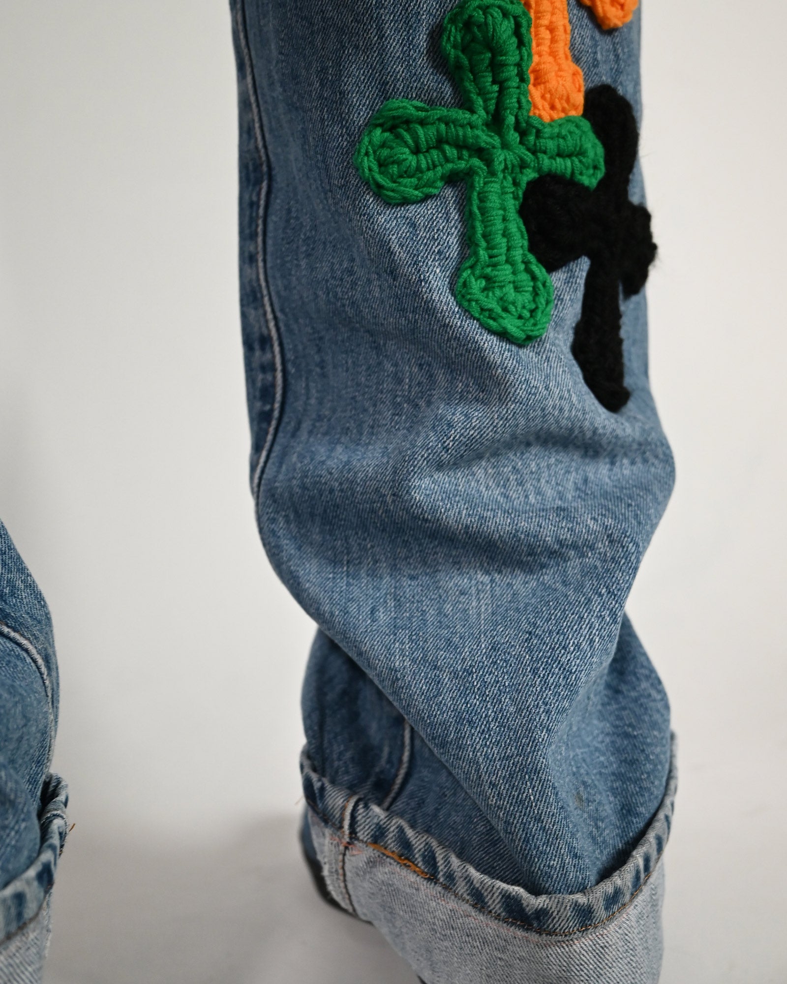 Y.A.R.N.・ヤーン - デニムパンツ Y.A.R.N. DENIM AW12 / MULTI