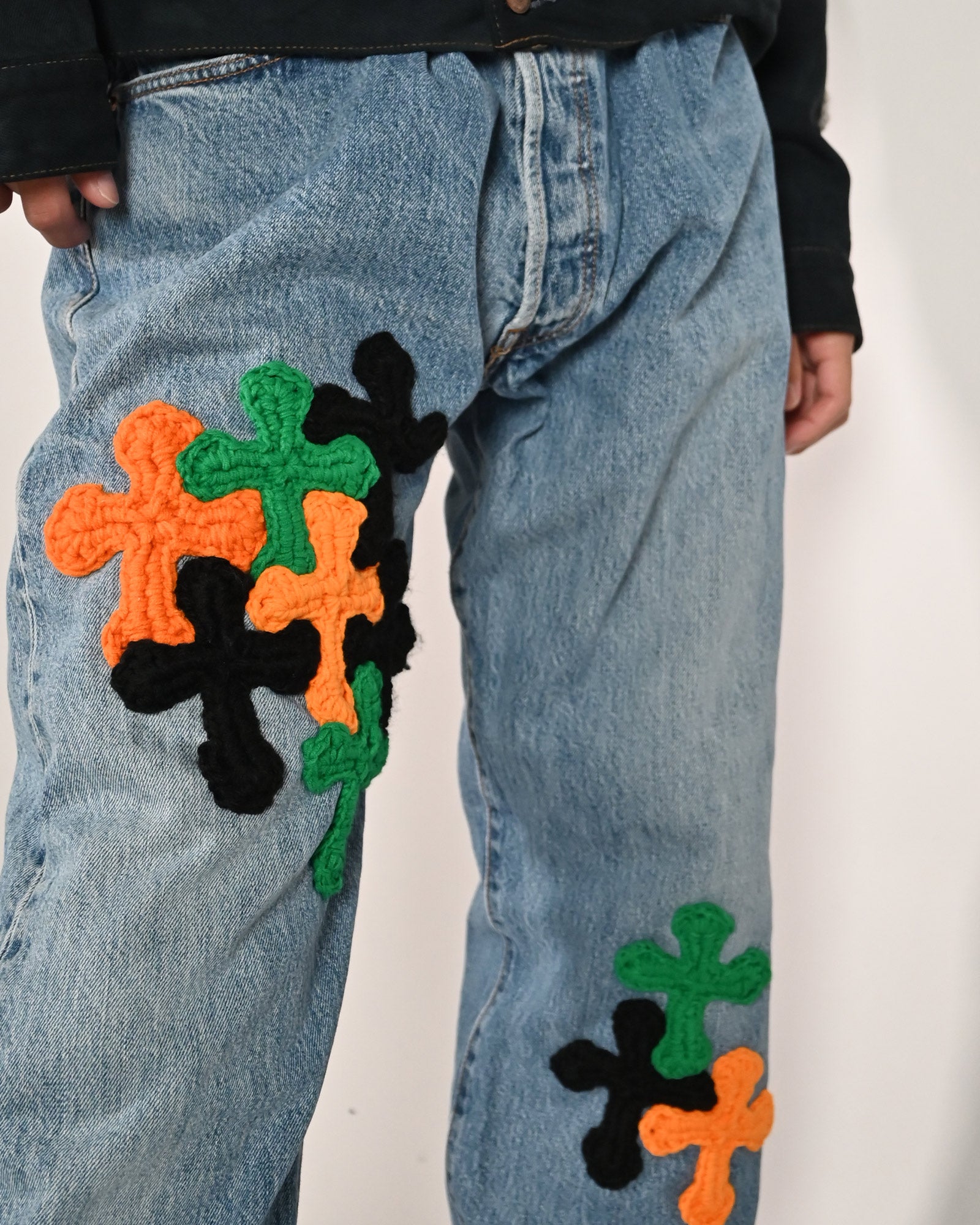 Y.A.R.N.・ヤーン - デニムパンツ Y.A.R.N. DENIM AW12 / MULTI