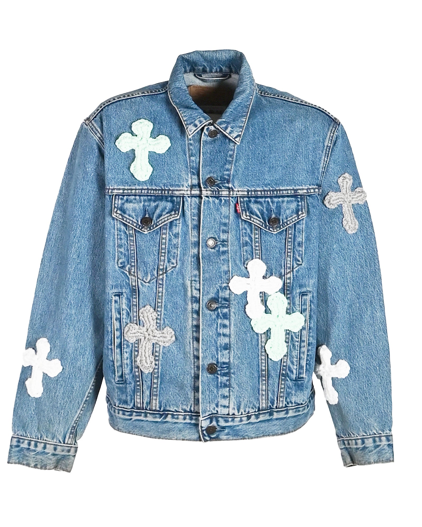 Y.A.R.N. DENIM JACKET AW16 / MULTI