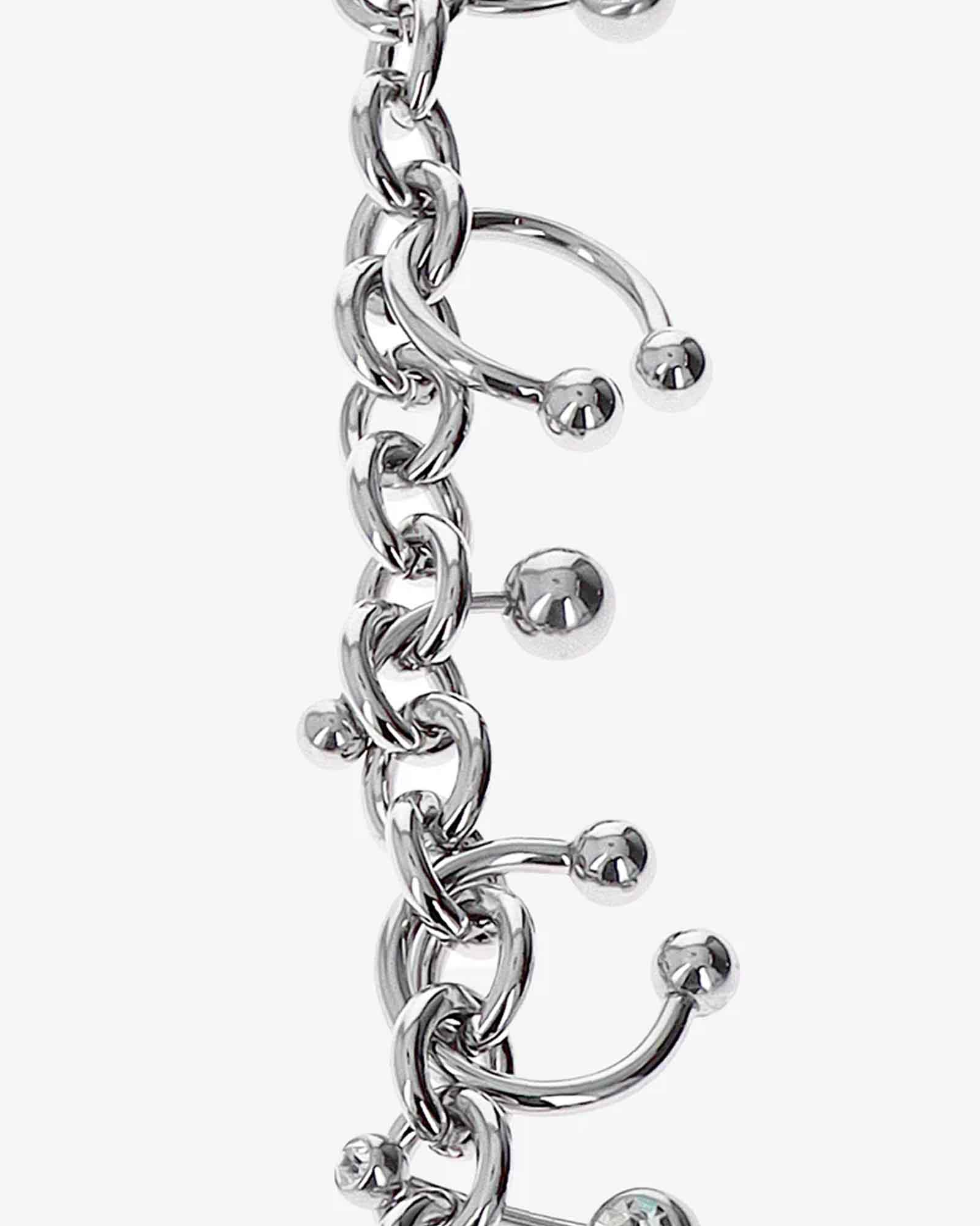 JUSTINE CLENQUET・ジュスティーヌ・クランケ - ネックレス HOLLY NECKLACE / PALLADIUM