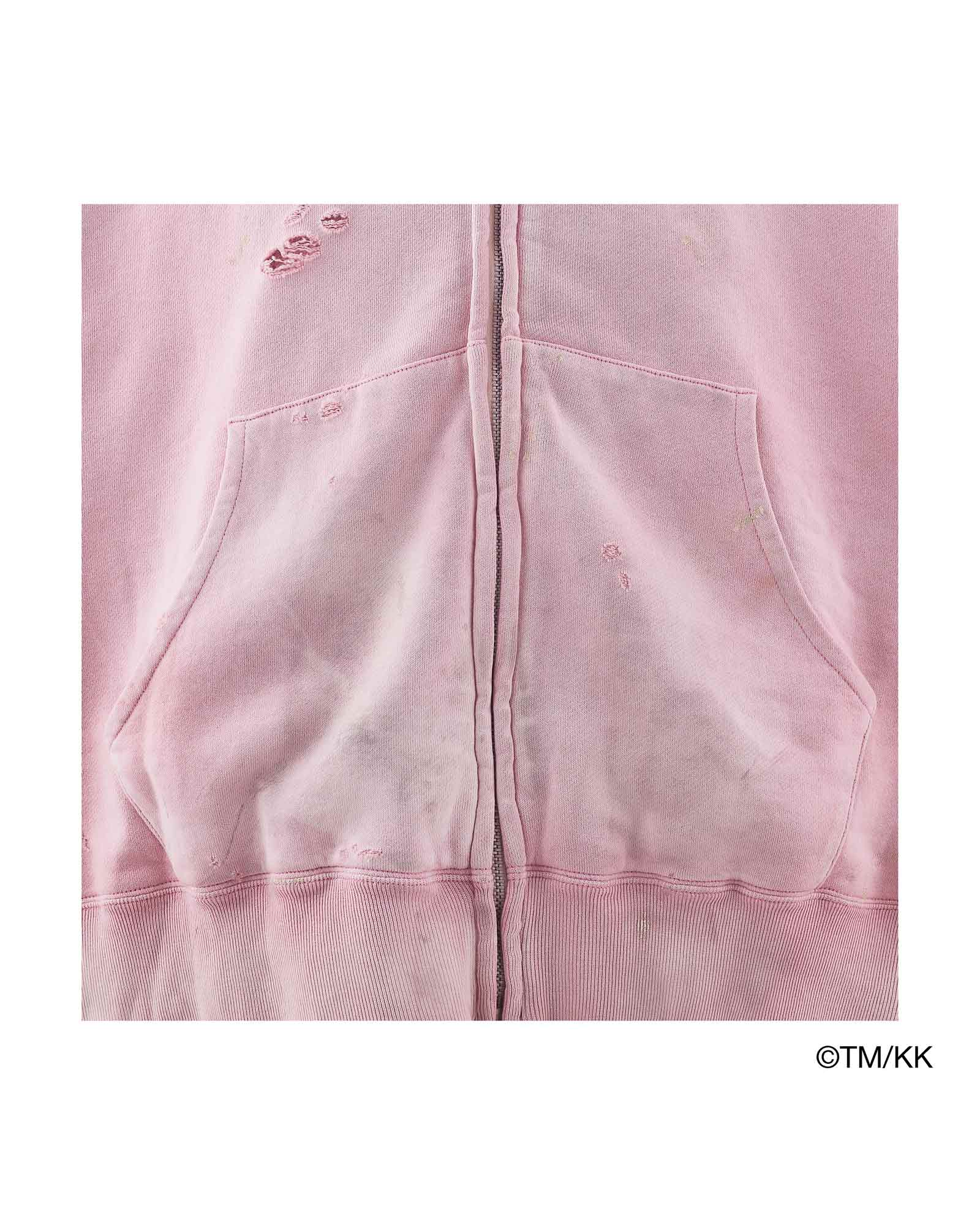 mononoke・made・モノノケメイド - パーカー・フーディ DOUBLE FC ZIP HDIE / SAKURA/PINK