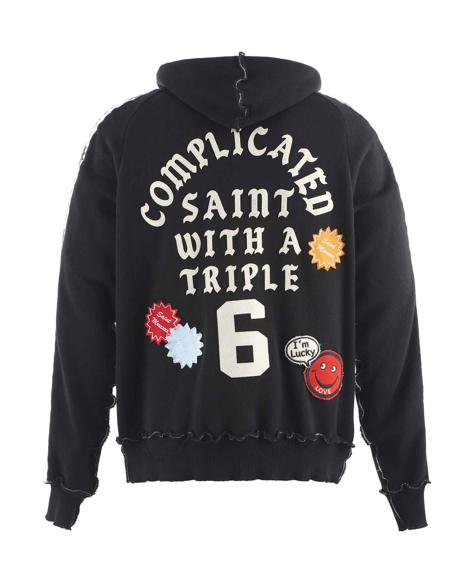 A LOVE MOVEMENT・ア・ラブ・ムーブメント - パーカー・フーディ ALM_KNIT ZIP HOODIE / BLACK