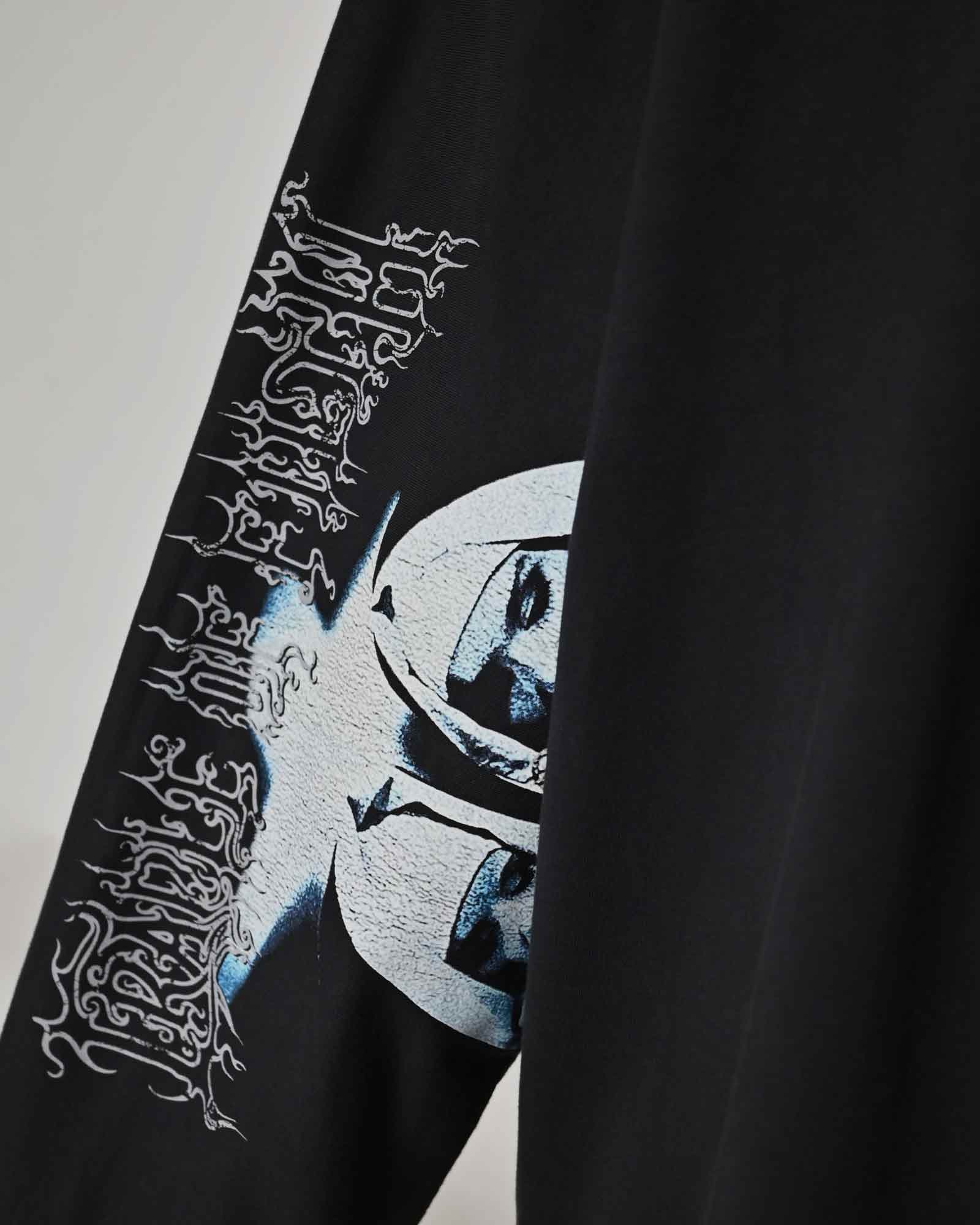 VETEMENTS・Vetements -  COF DECADENCE CUT-UP T-SHIRT LONGSLEEVE / WASHED BLACK