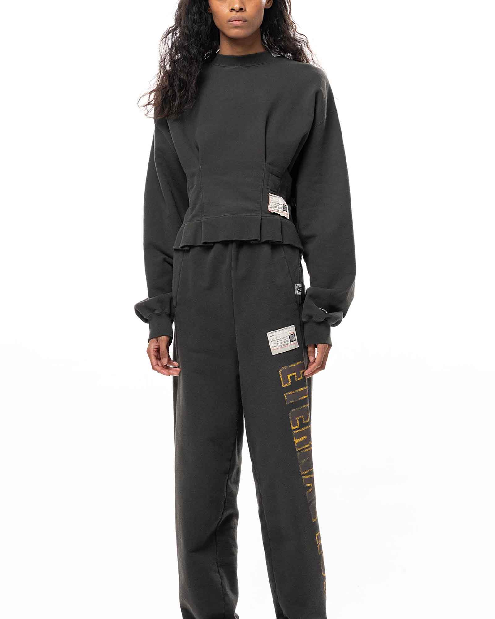 MIHARA YASUHIRO・ミハラヤスヒロ - スウェット WAIST TUCKED PULLOVER / CHARCOAL