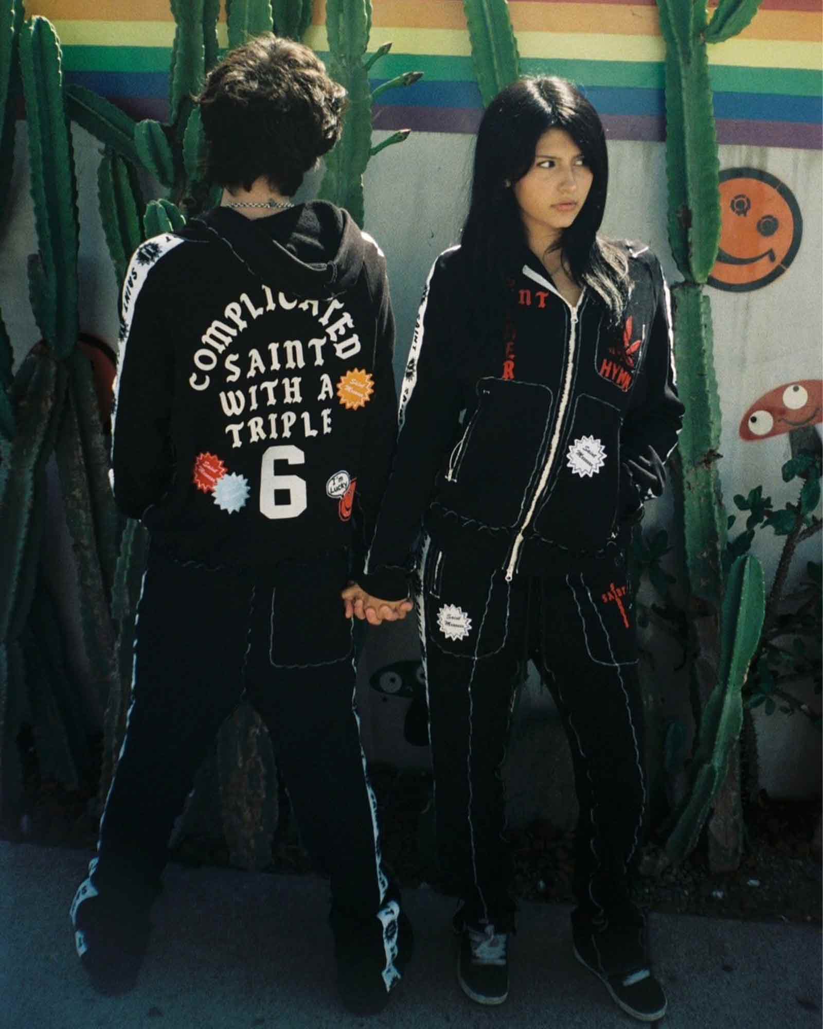 A LOVE MOVEMENT・ア・ラブ・ムーブメント - スウェットパンツ ALM_SWEAT PANTS / BLACK