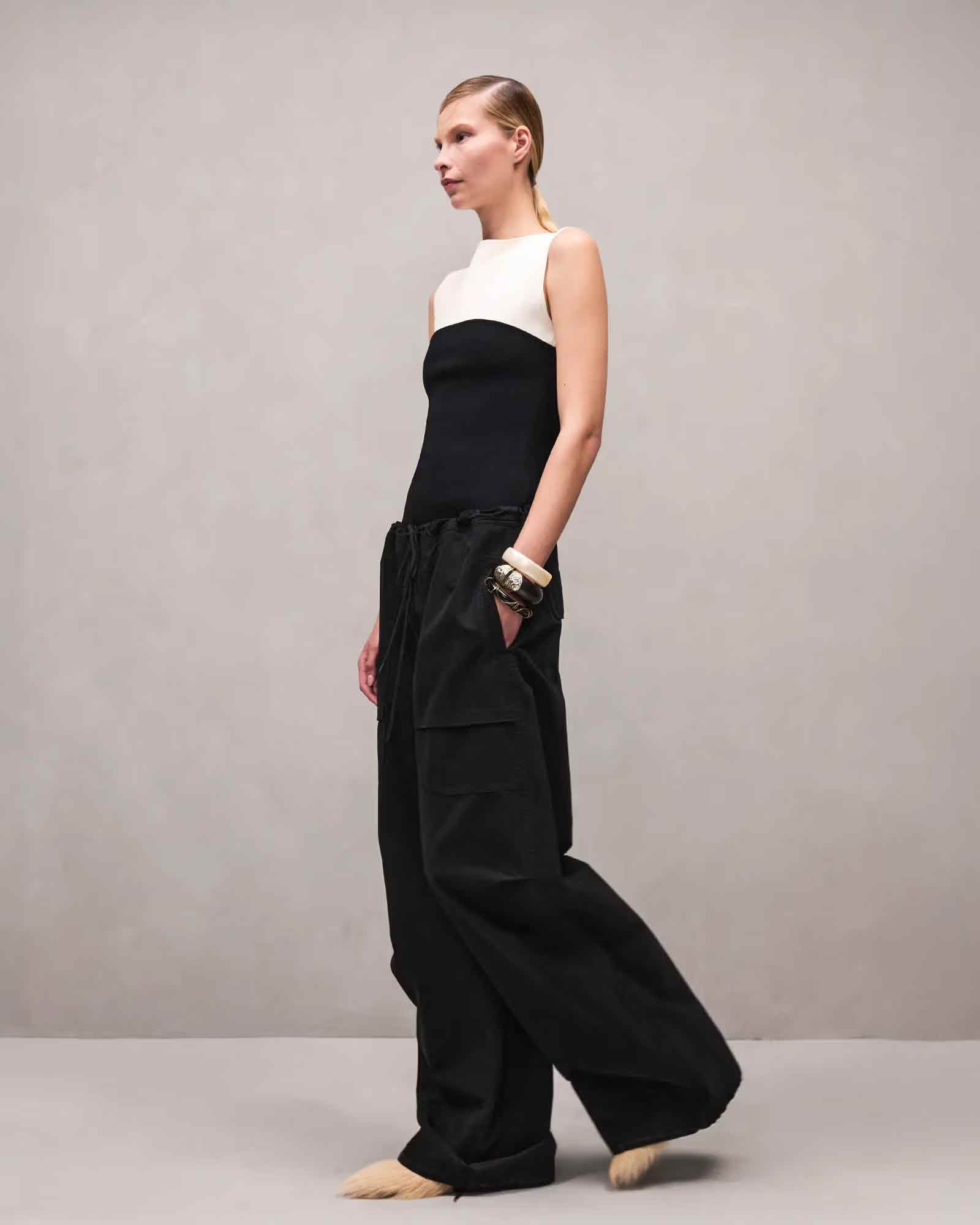 Entire studios (エンタイアスタジオ) SS26 BARREN CARGO / BLACK