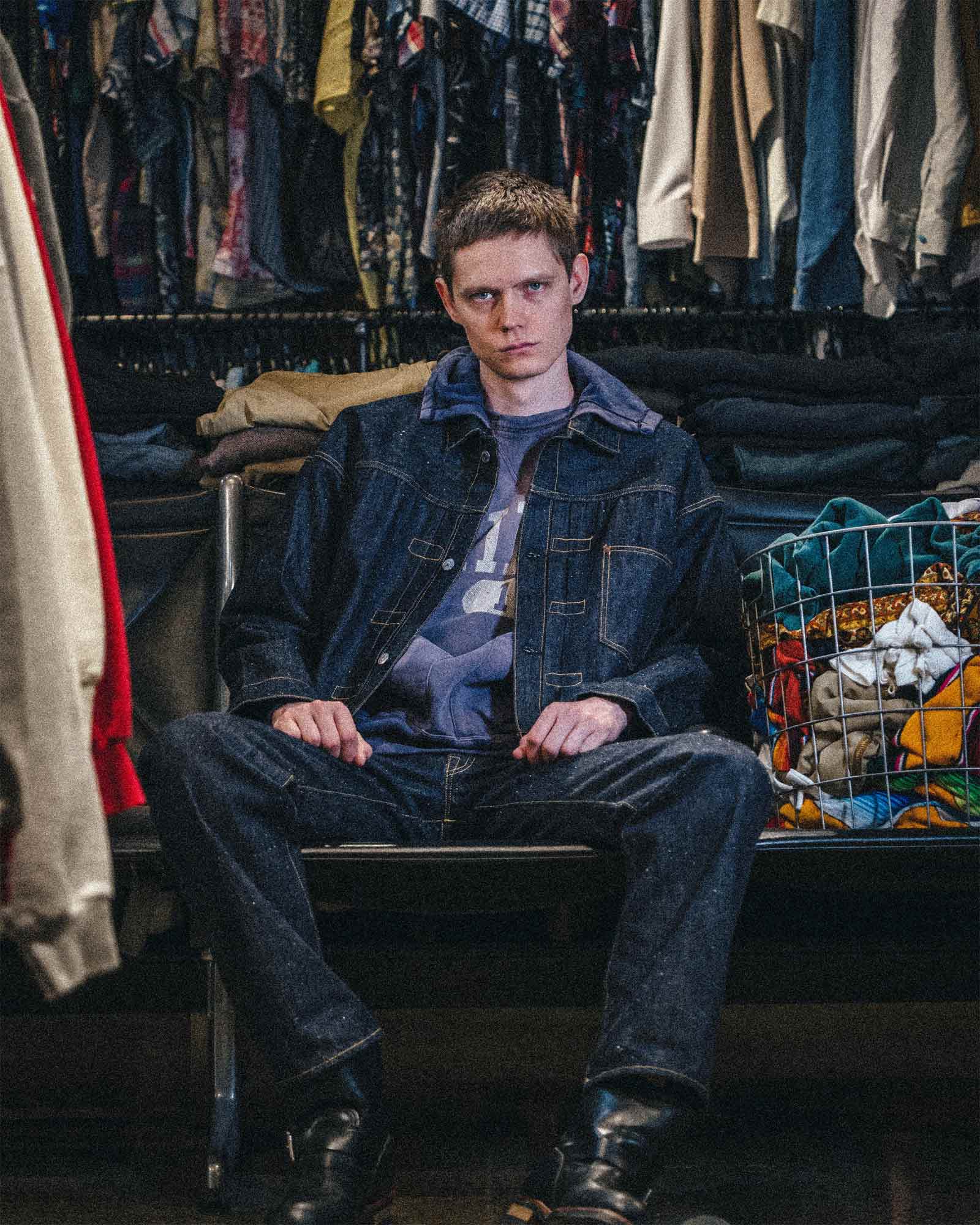 ©SAINT M××××××・セントマイケル - デニムジャケット BBJ_DENIM JACKET 1ST / REGID / BLUE