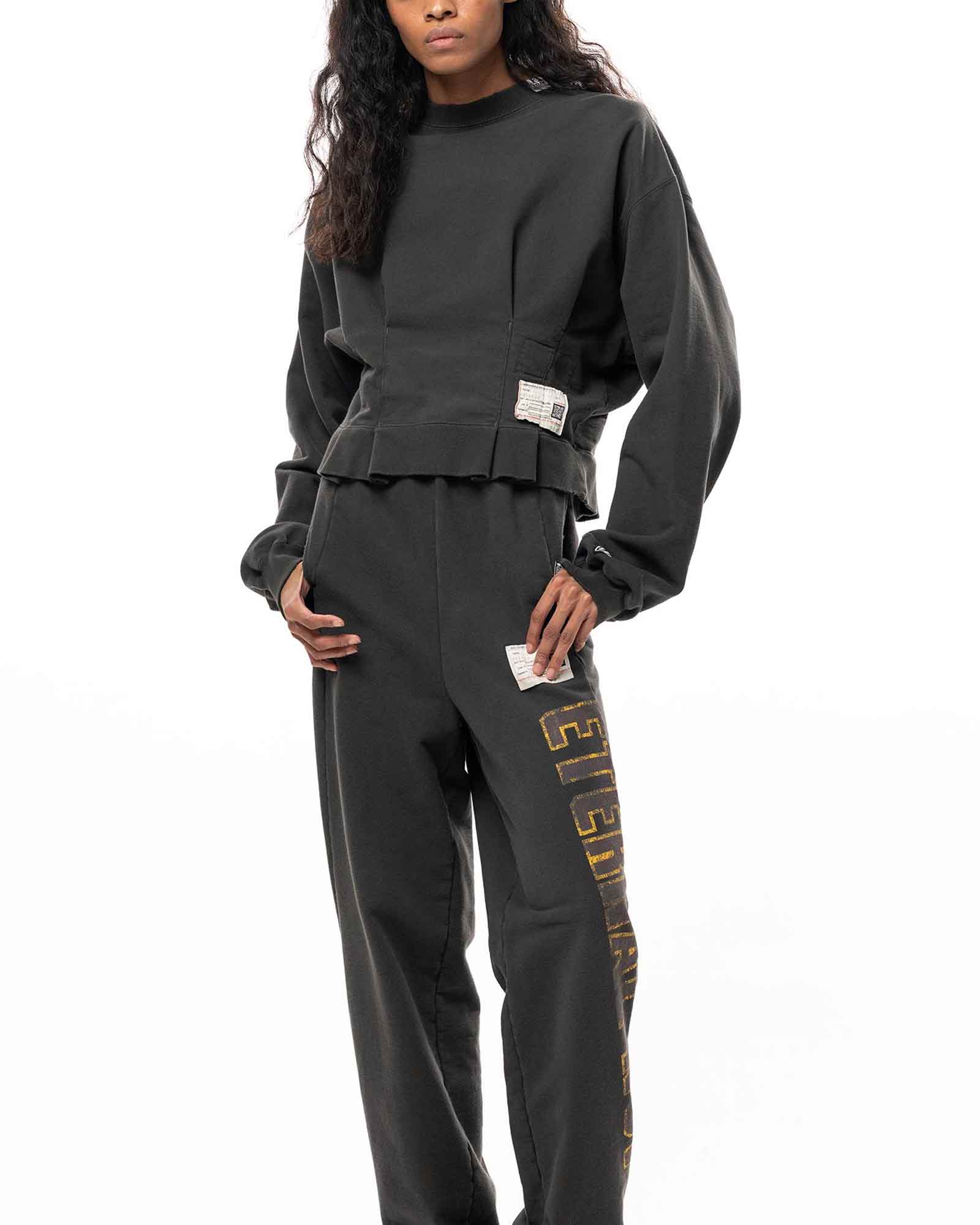 MIHARA YASUHIRO・ミハラヤスヒロ - スウェット WAIST TUCKED PULLOVER / CHARCOAL