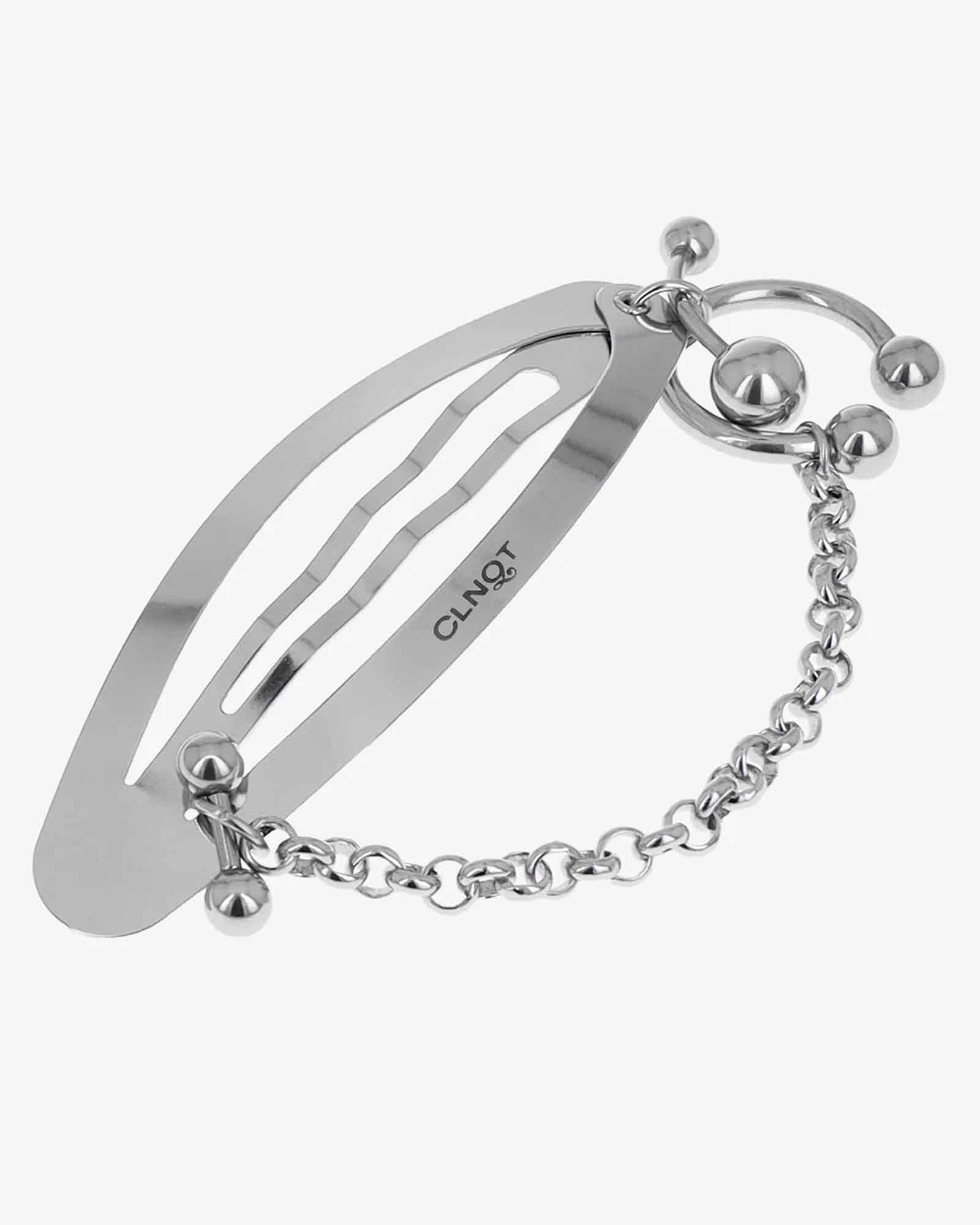 JUSTINE CLENQUET・ジュスティーヌ・クランケ - ジュエリー / アクセサリー HOLLY HAIR CLIP / PALLADIUM