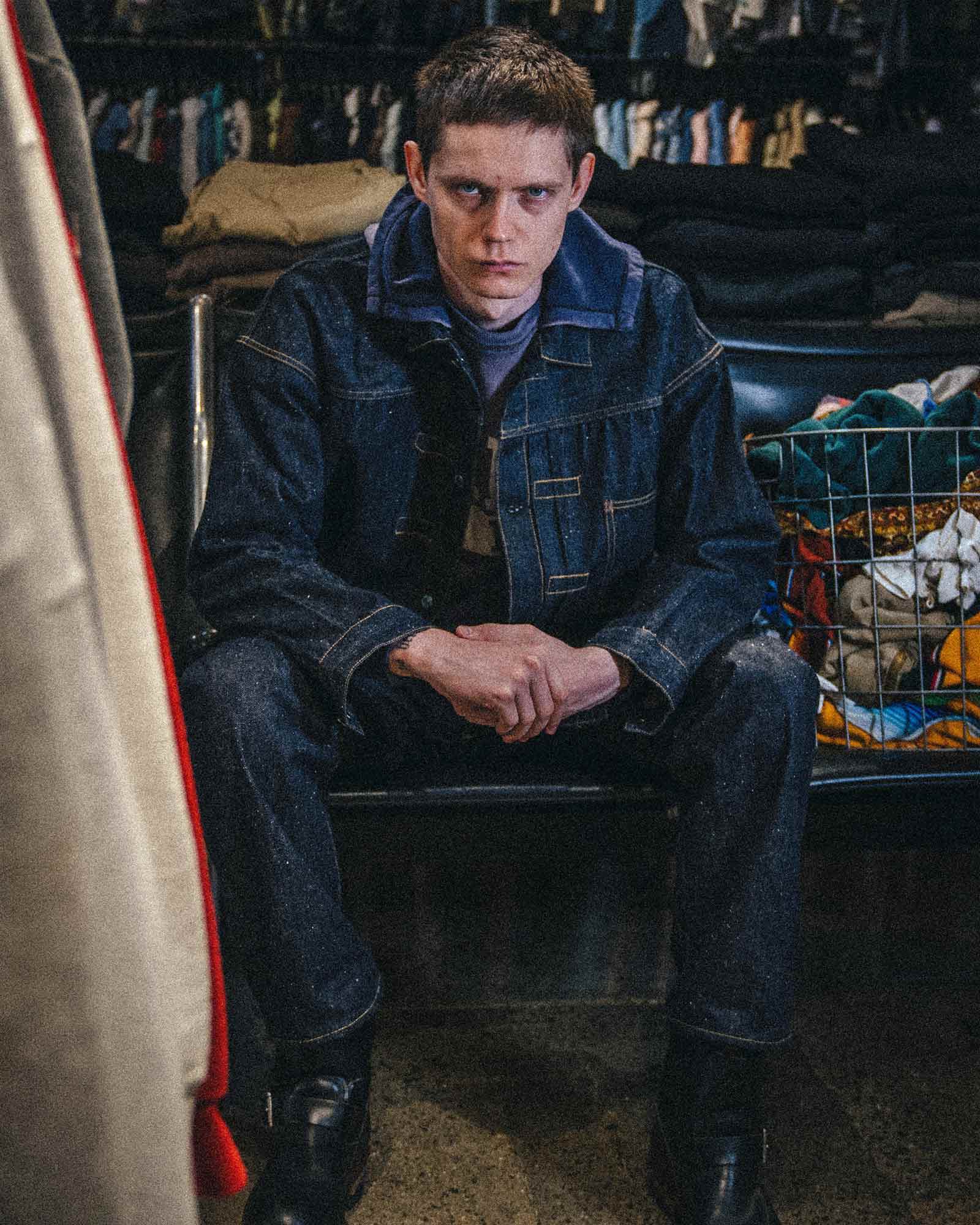 ©SAINT M××××××・セントマイケル - デニムジャケット BBJ_DENIM JACKET 1ST / REGID / BLUE