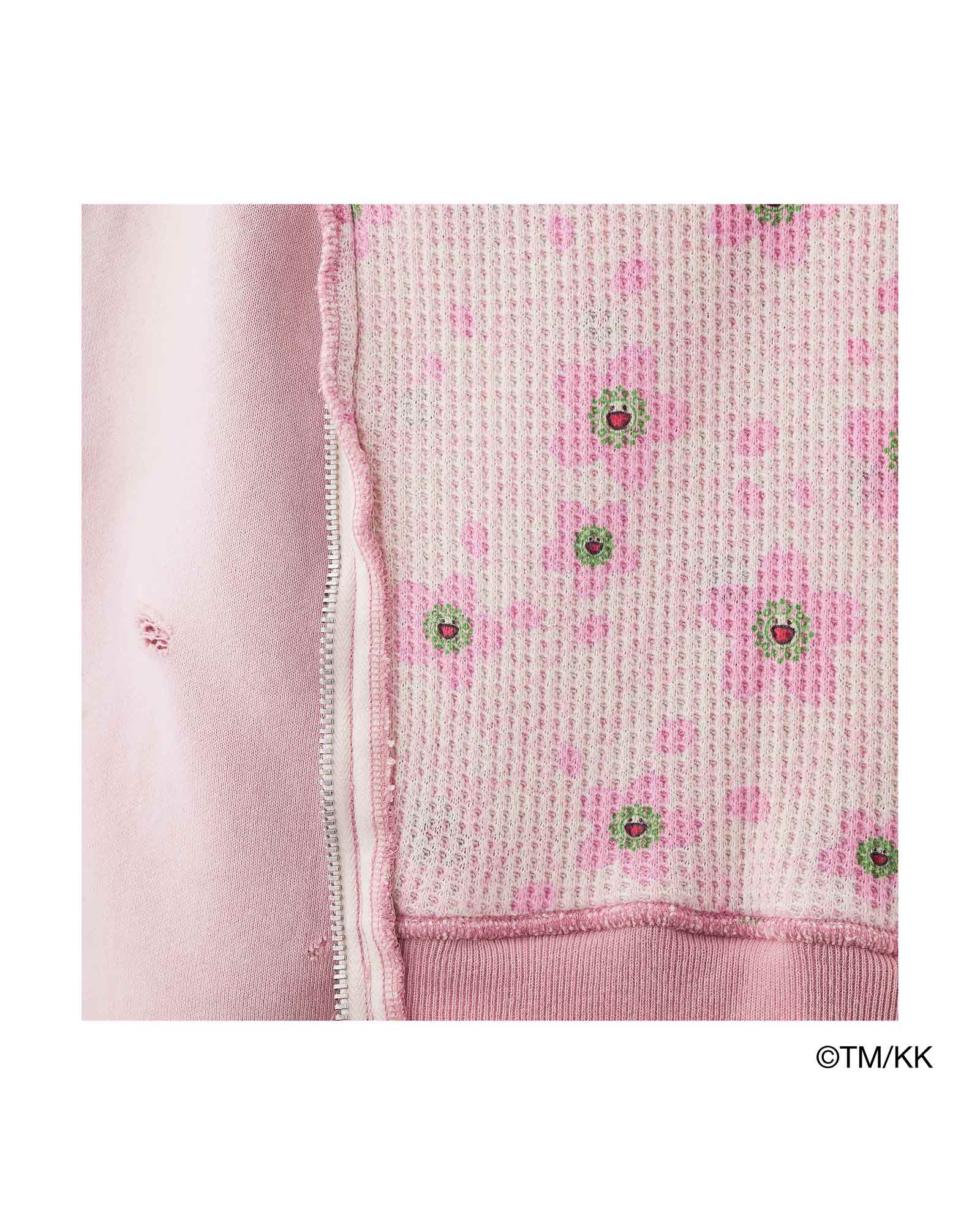 mononoke・made・モノノケメイド - パーカー・フーディ DOUBLE FC ZIP HDIE / SAKURA/PINK