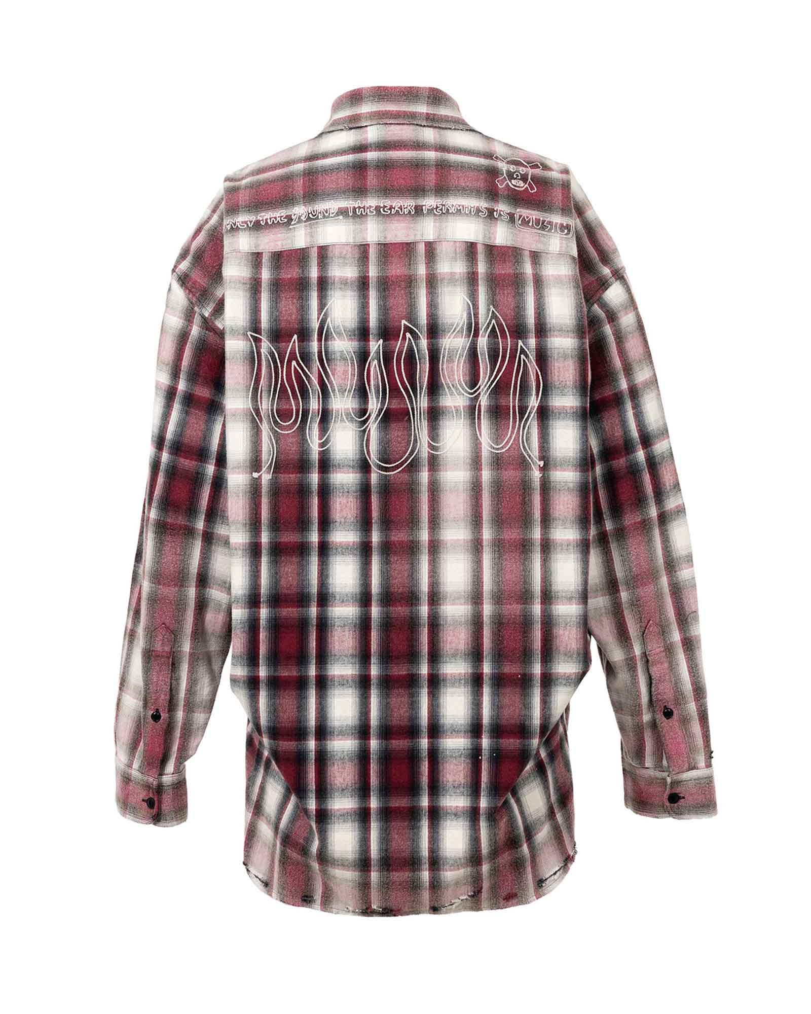 MIHARA YASUHIRO・Yasuhiro Mihara -  VINTAGE LIKE CHECK L/S SHIRTS / RED