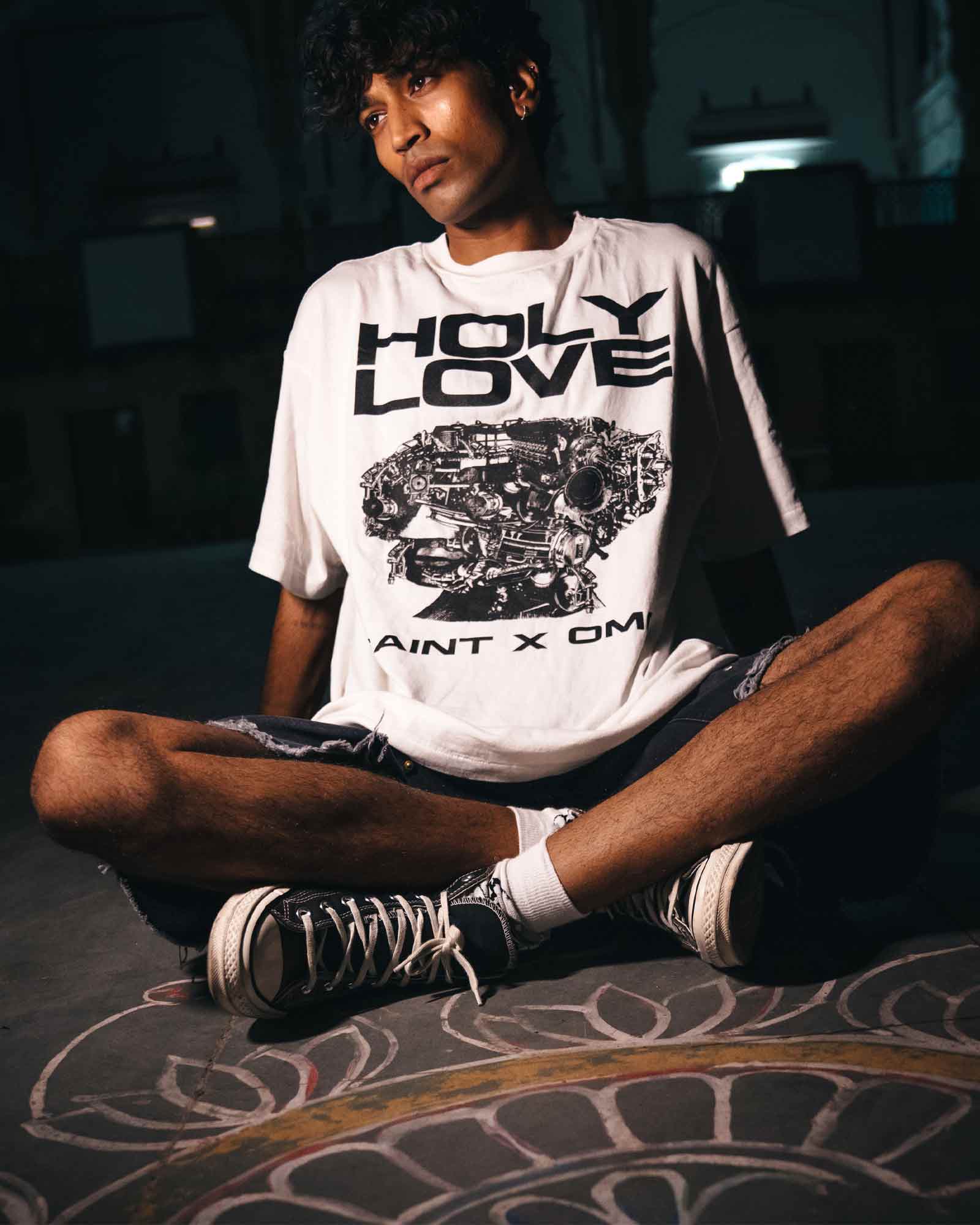 SAINT M×××××× (セントマイケル) SS26 KK_SS T-SHIRT/HOLY LOVE/WHITE