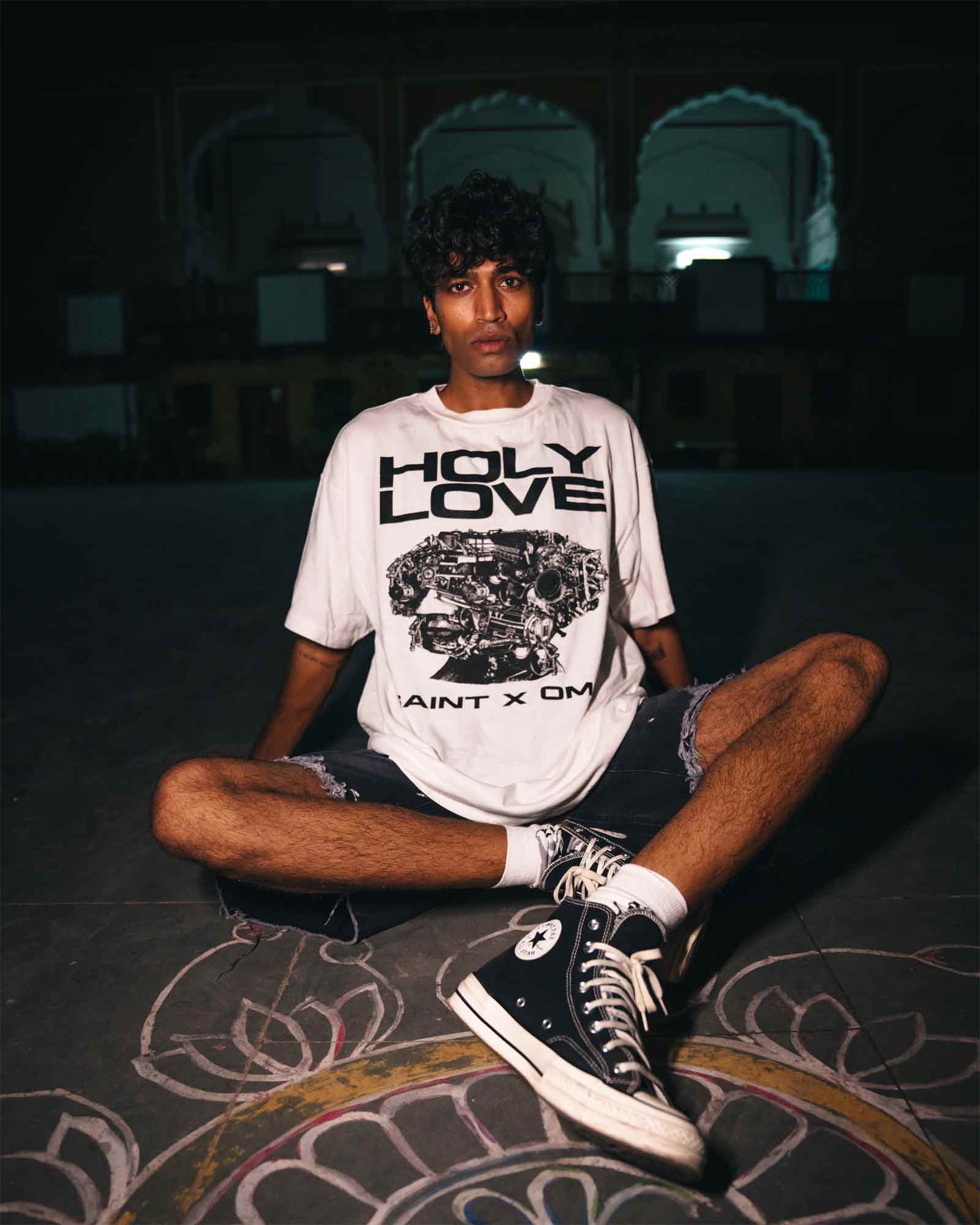 SAINT M×××××× (セントマイケル) SS26 KK_SS T-SHIRT/HOLY LOVE/WHITE