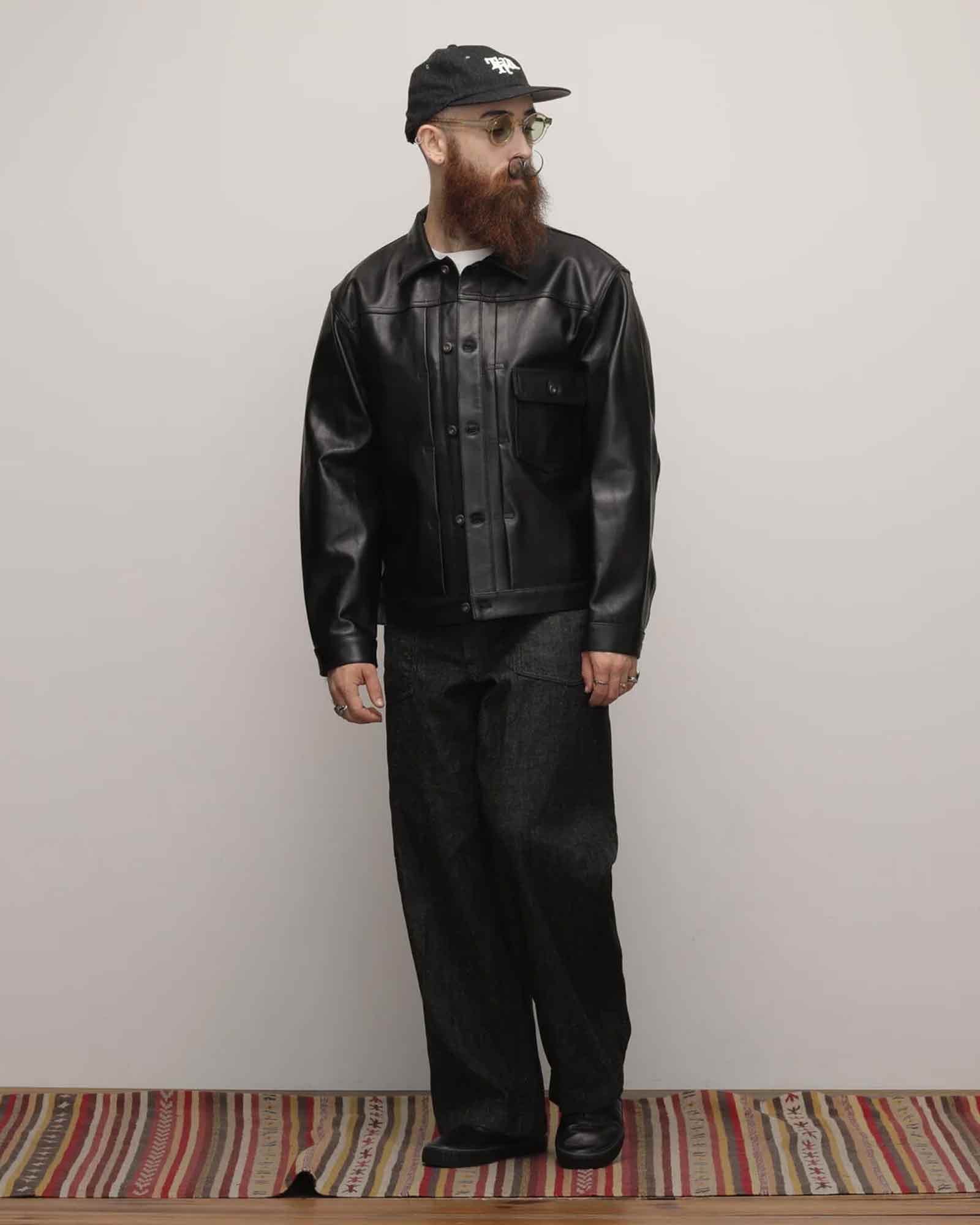 Schott・ショット -  SHEEP LEATHER 1st TRACKER JACKET / BLACK